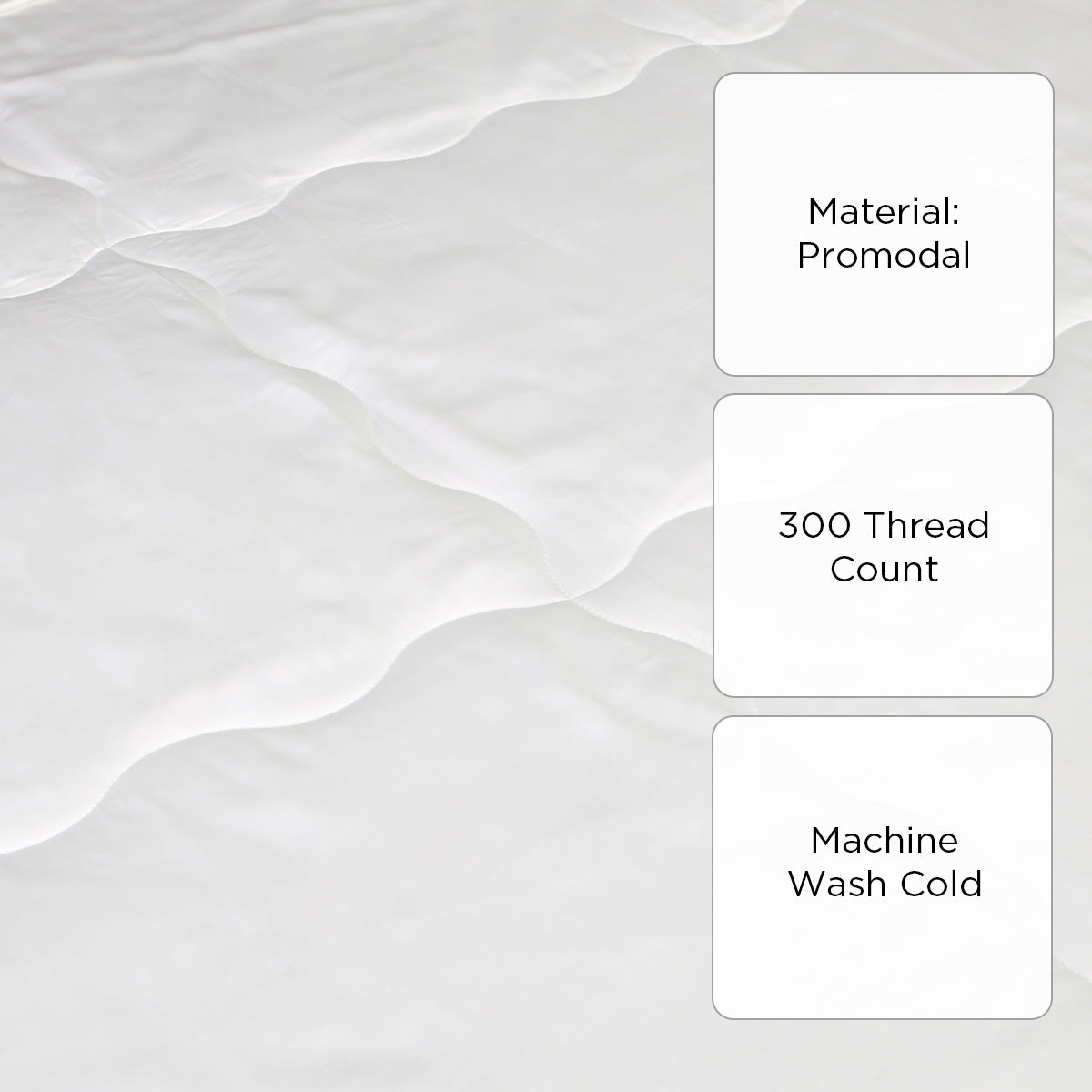Family Home Naturel Comforter (White) - Twin