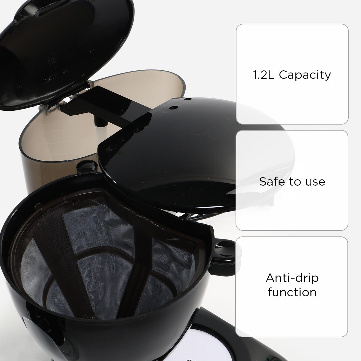 Kyowa Coffee Maker KW-1205 (Black) - 10 cups