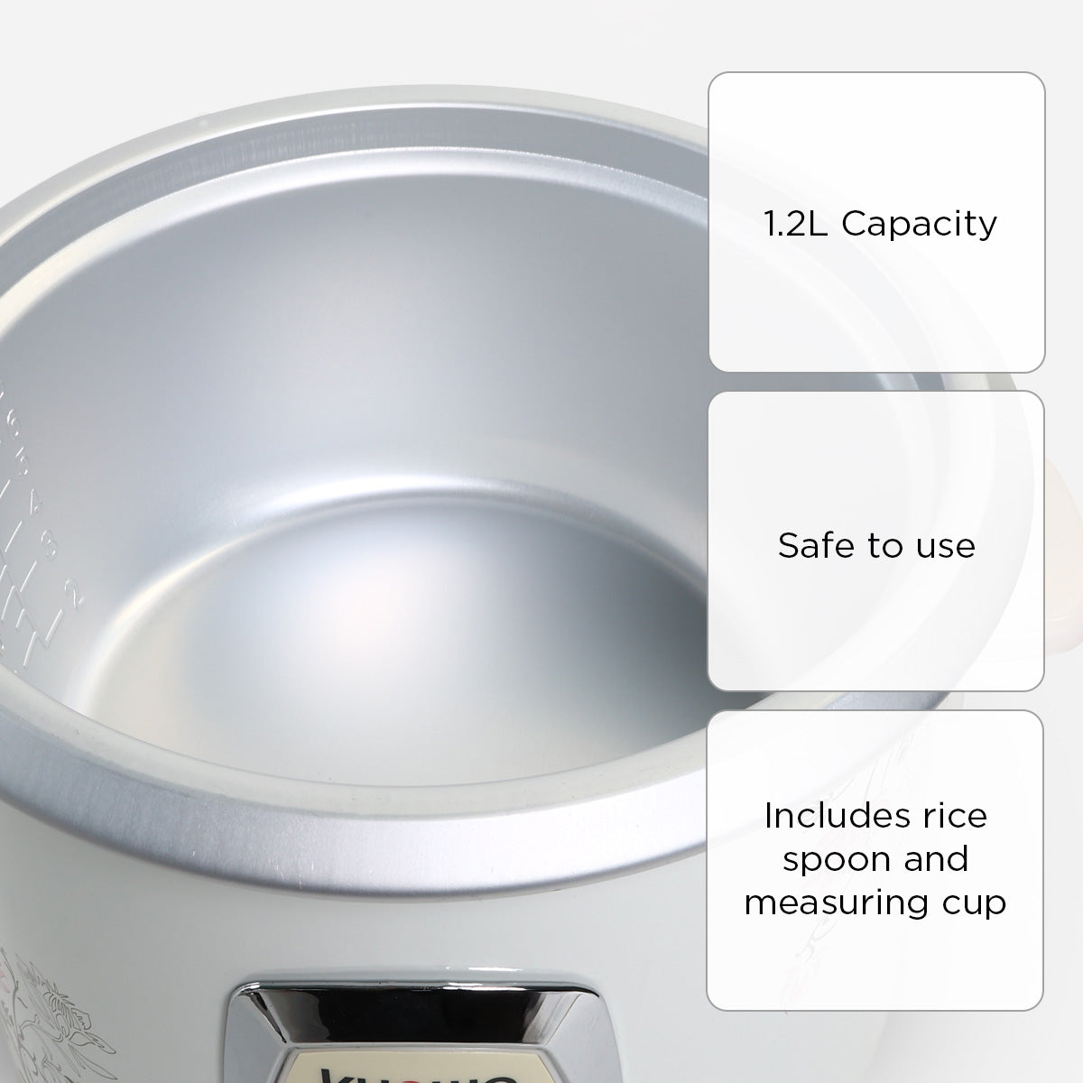 Kyowa Rice Cooker KW 2013 (White) - 1.2L