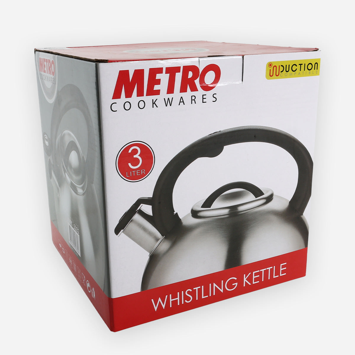 Metro Stainless Steel Whistling Kettle - 3L