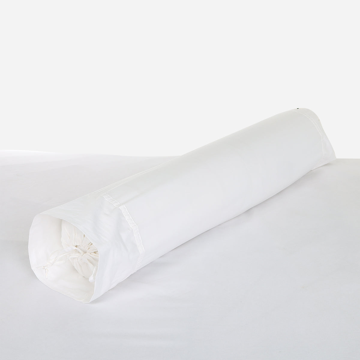 Family Home Hotel Living Bolster Pillowcase (White) - 22x34in