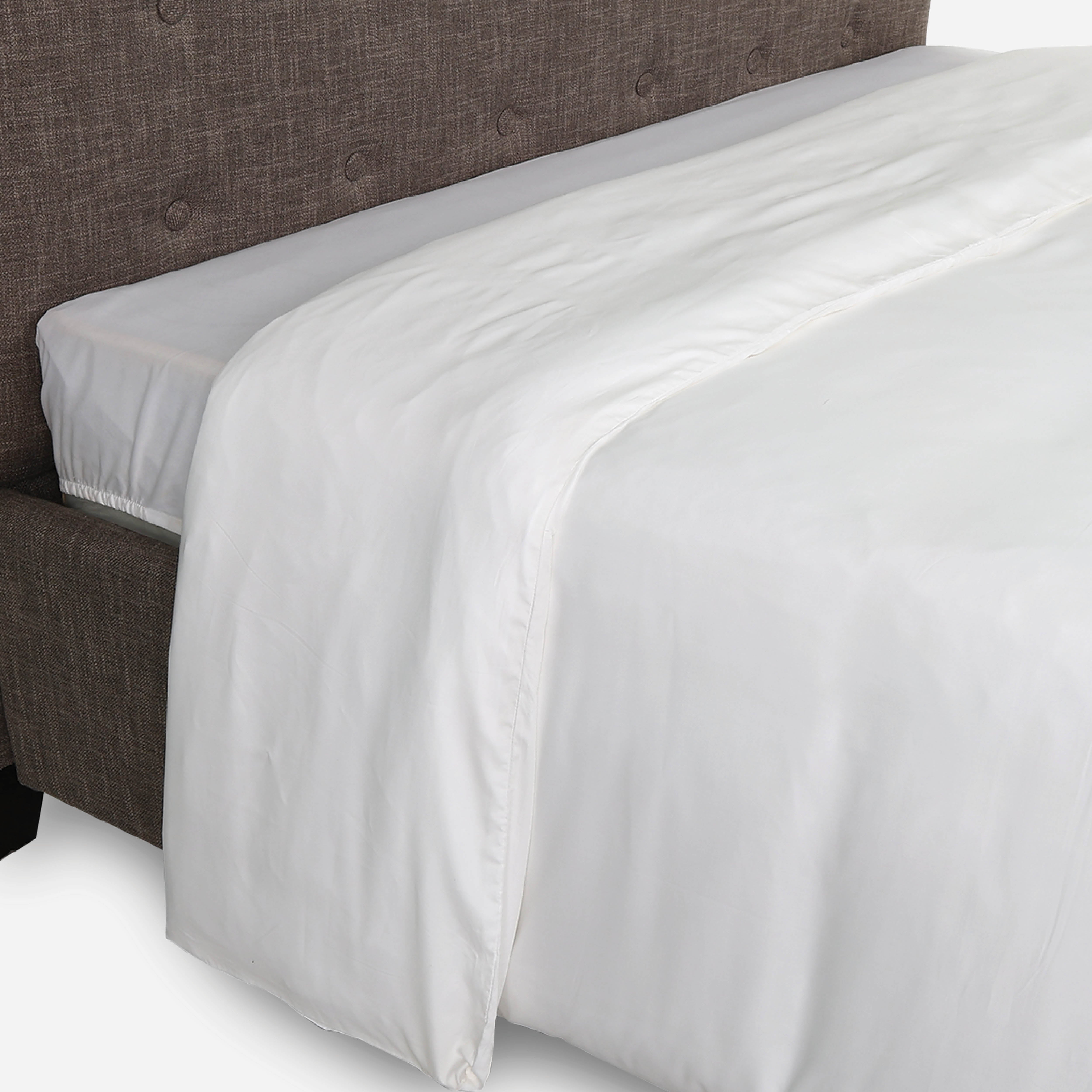 Family Home Naturel Duvet Cover (White) - Full