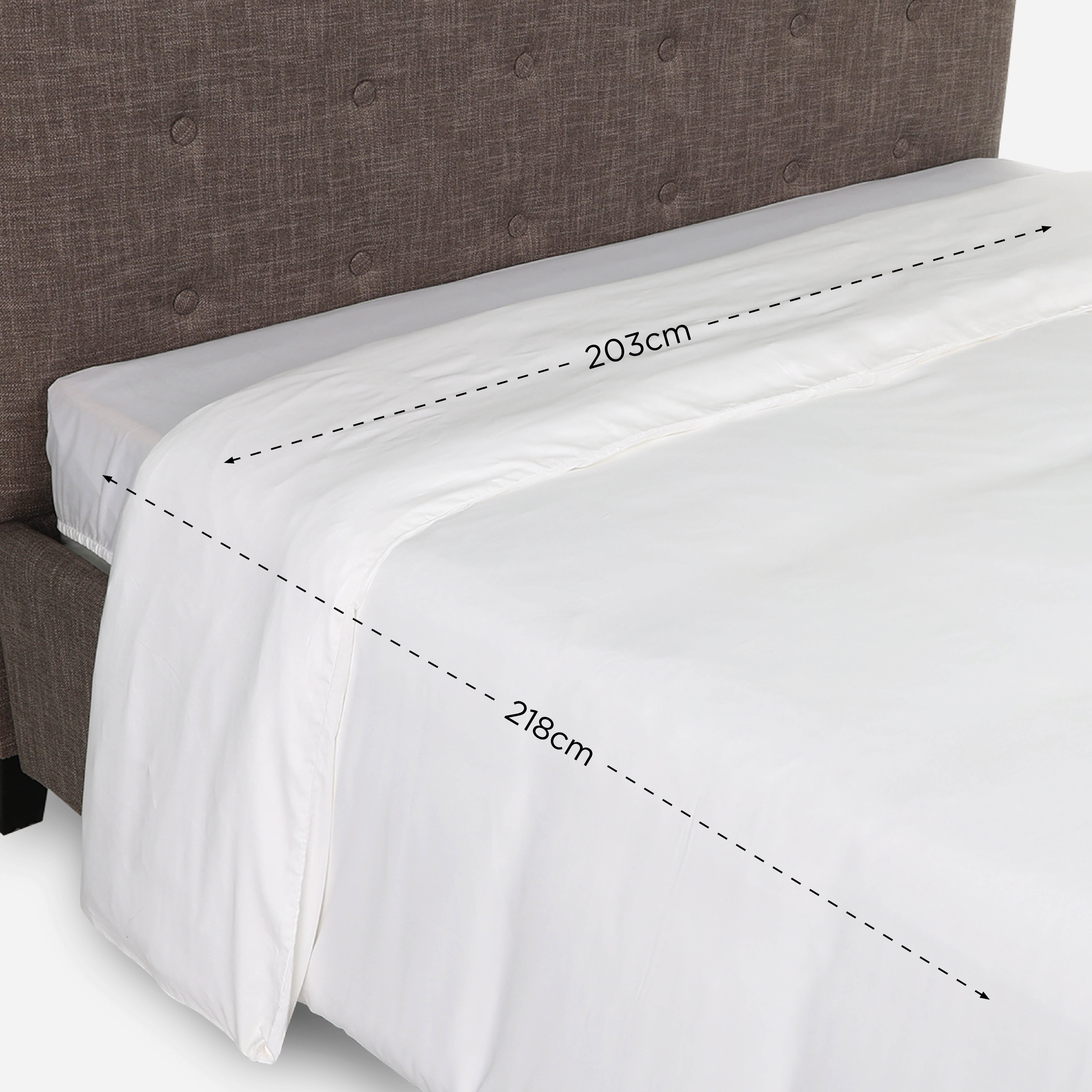 Family Home Naturel Duvet Cover (White) - Full