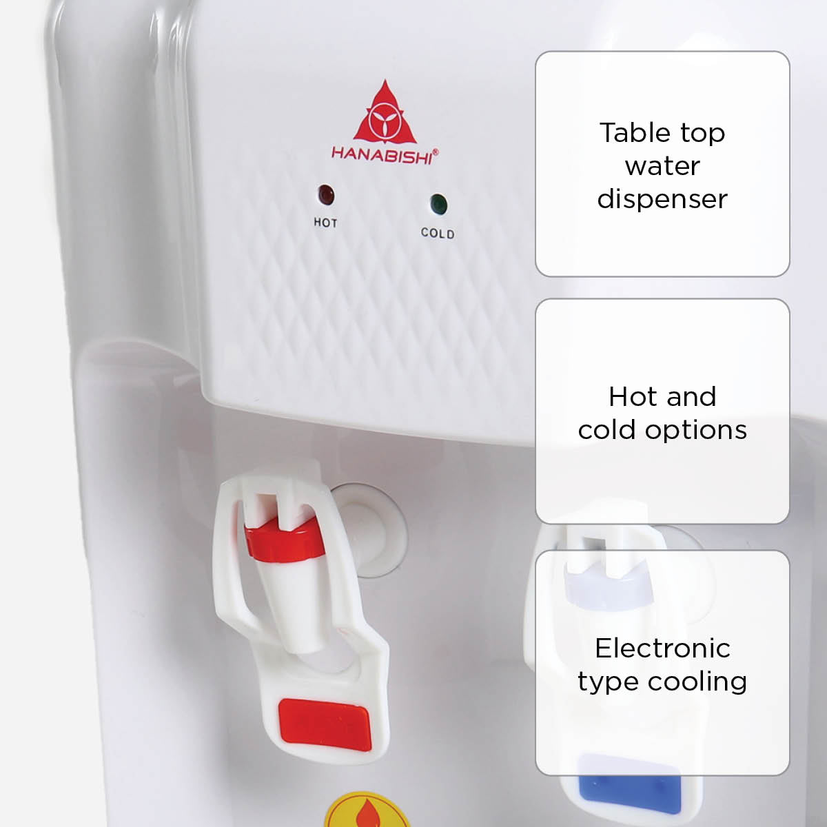 Hanabishi Table Top Water Dispenser
