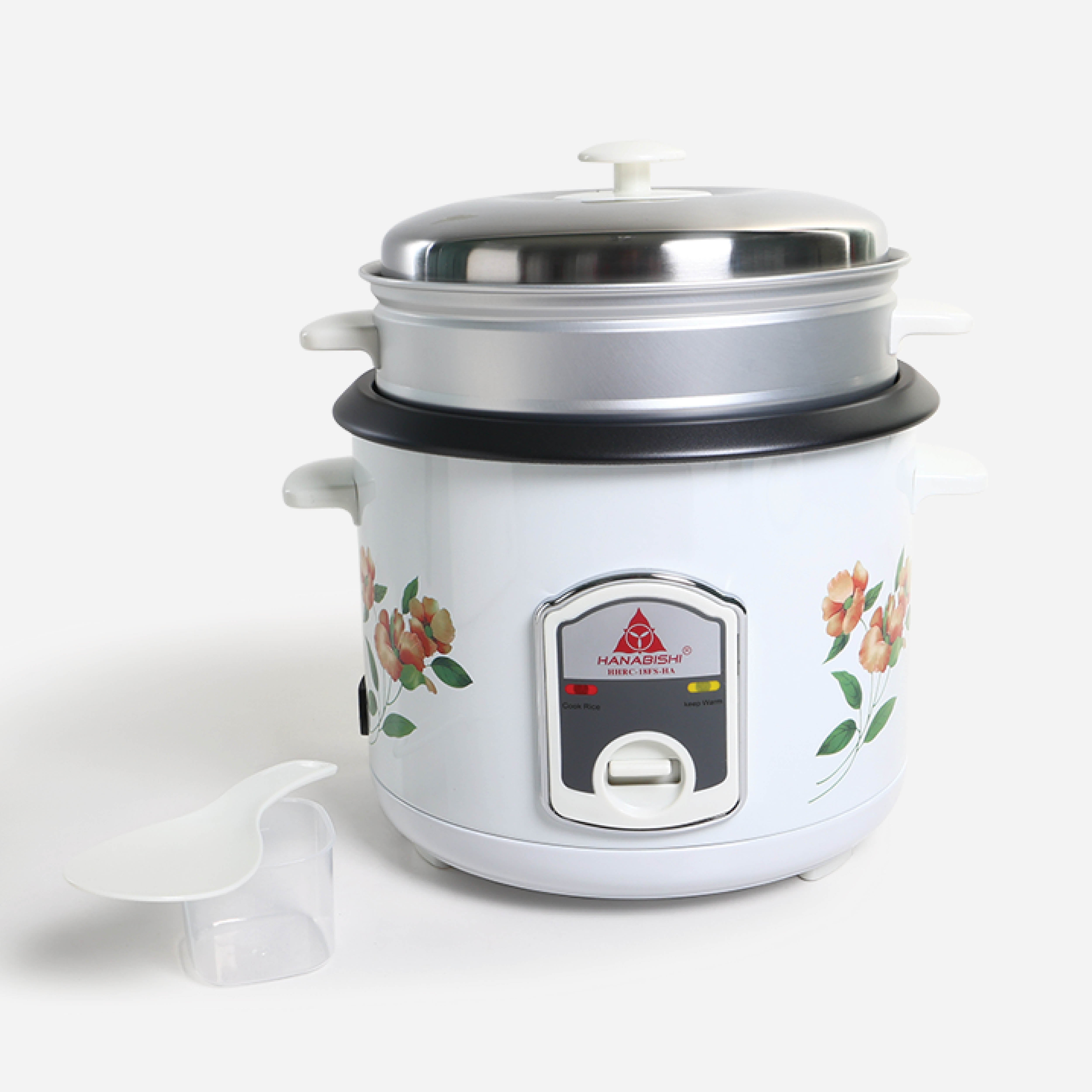 Hanabishi Stainless Steel Rice Cooker - 10 cups