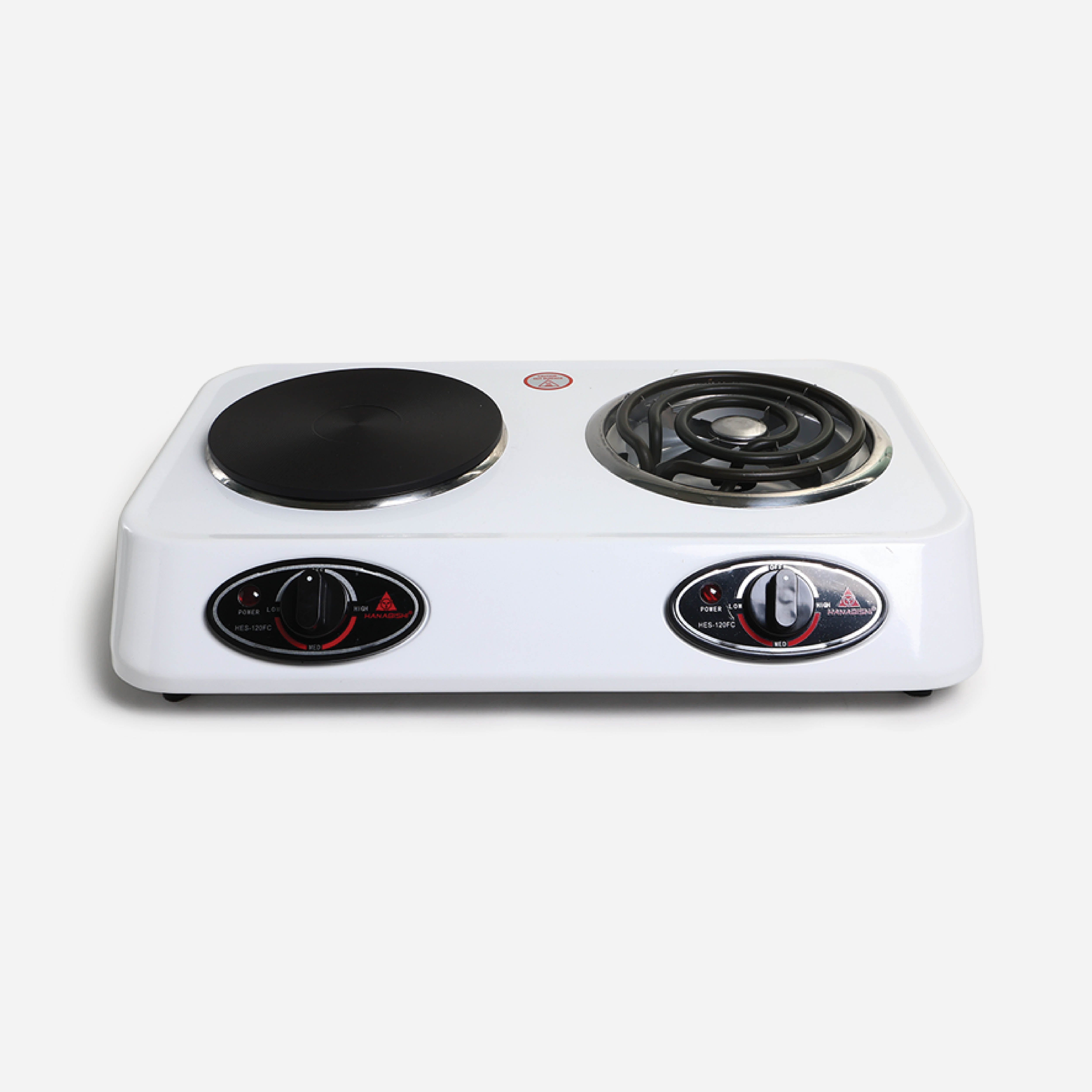 Hanabishi Electric Stove and Hot Plate - White