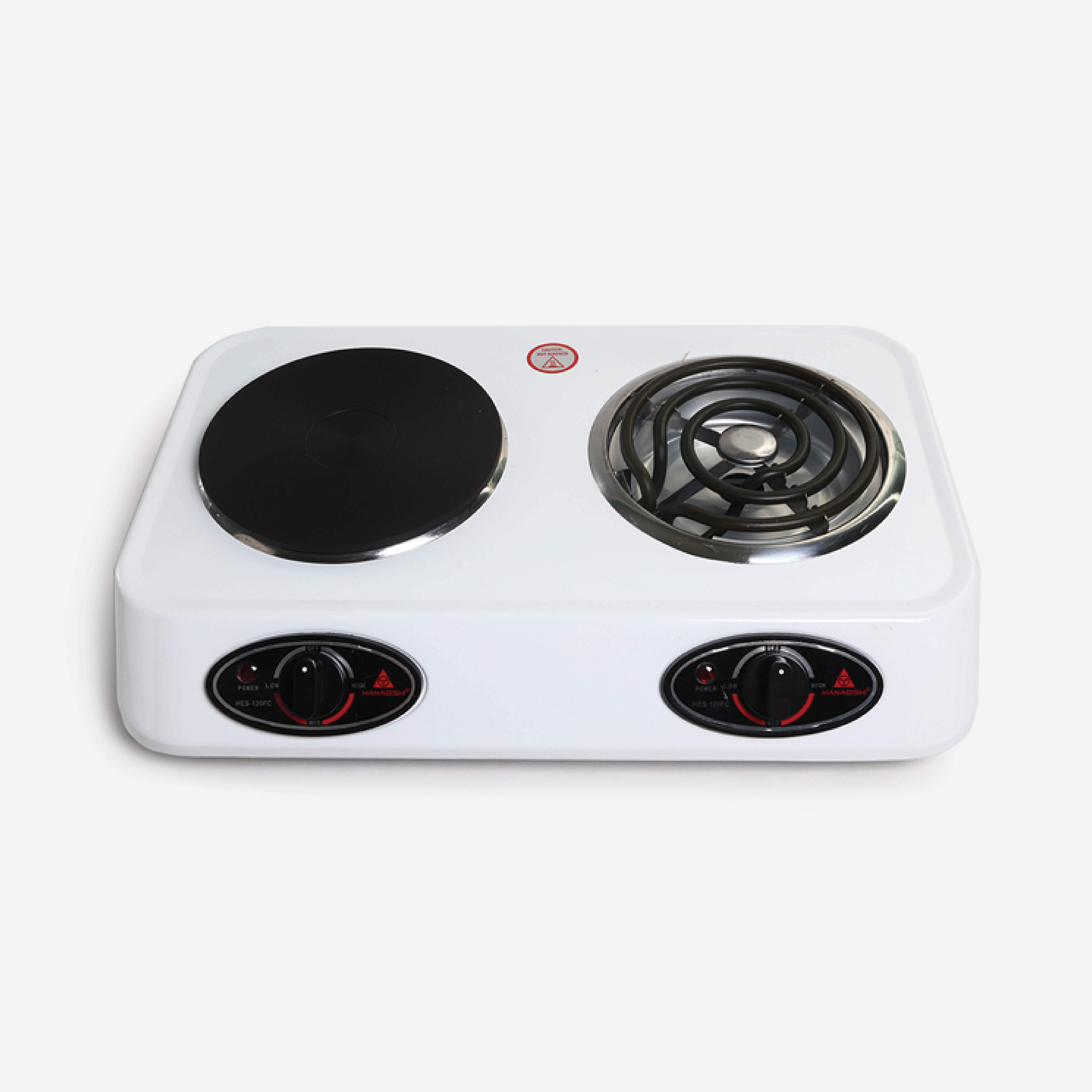 Hanabishi Electric Stove and Hot Plate - White