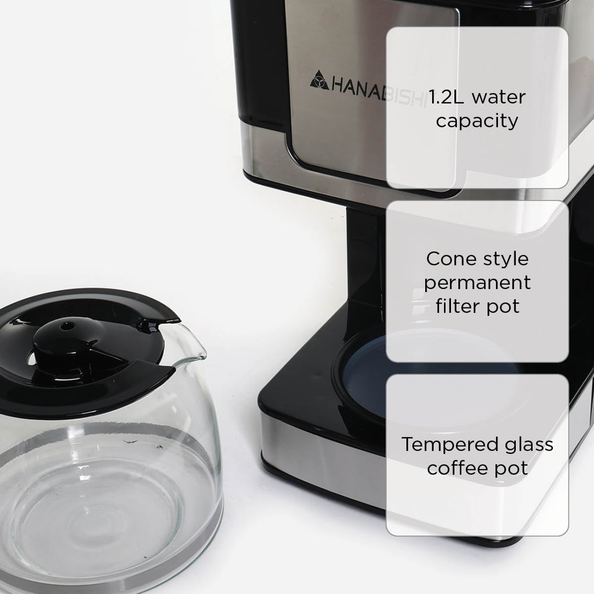 Hanabishi Coffee Maker - 10-12 Cups