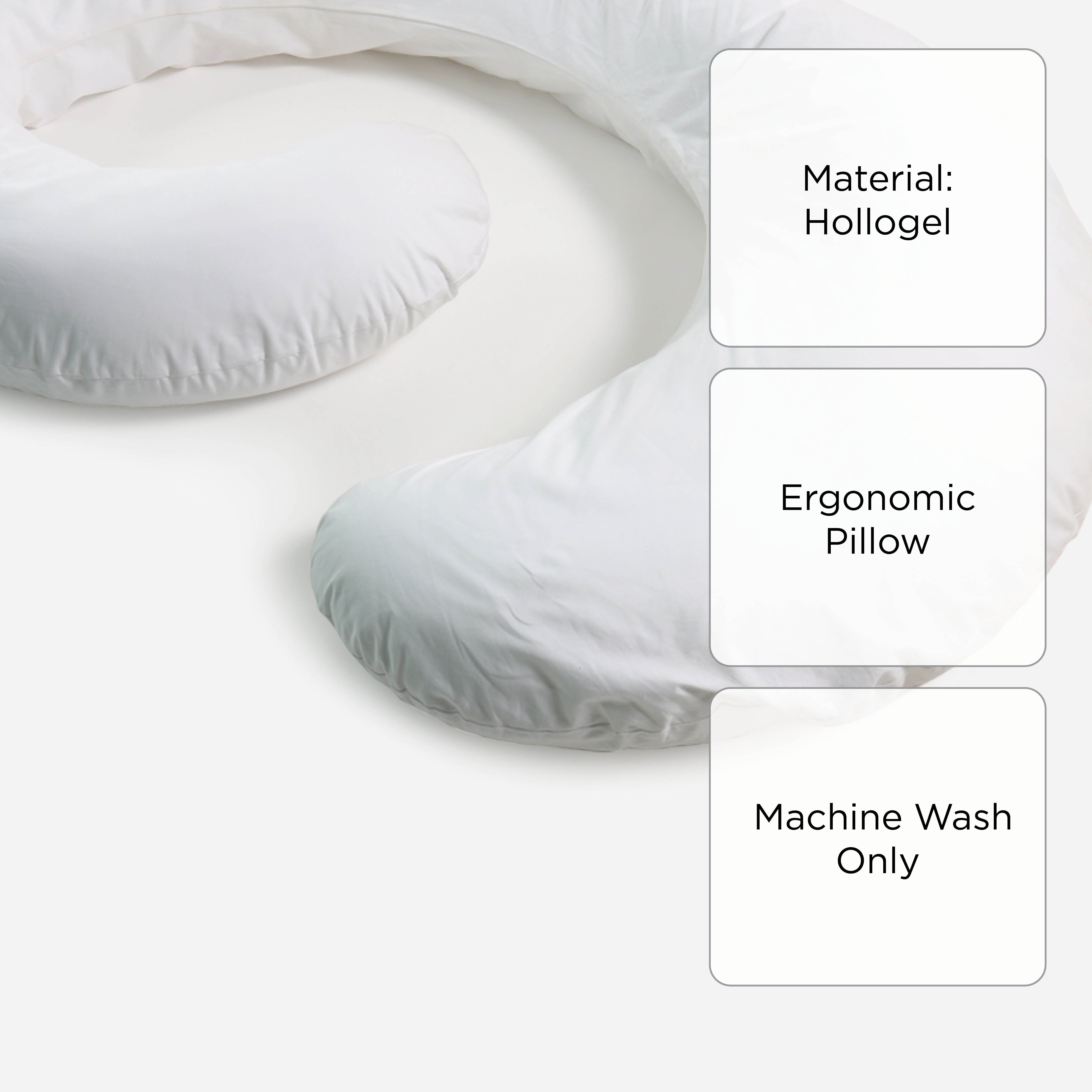 Mr. Big Nine PIllow - White