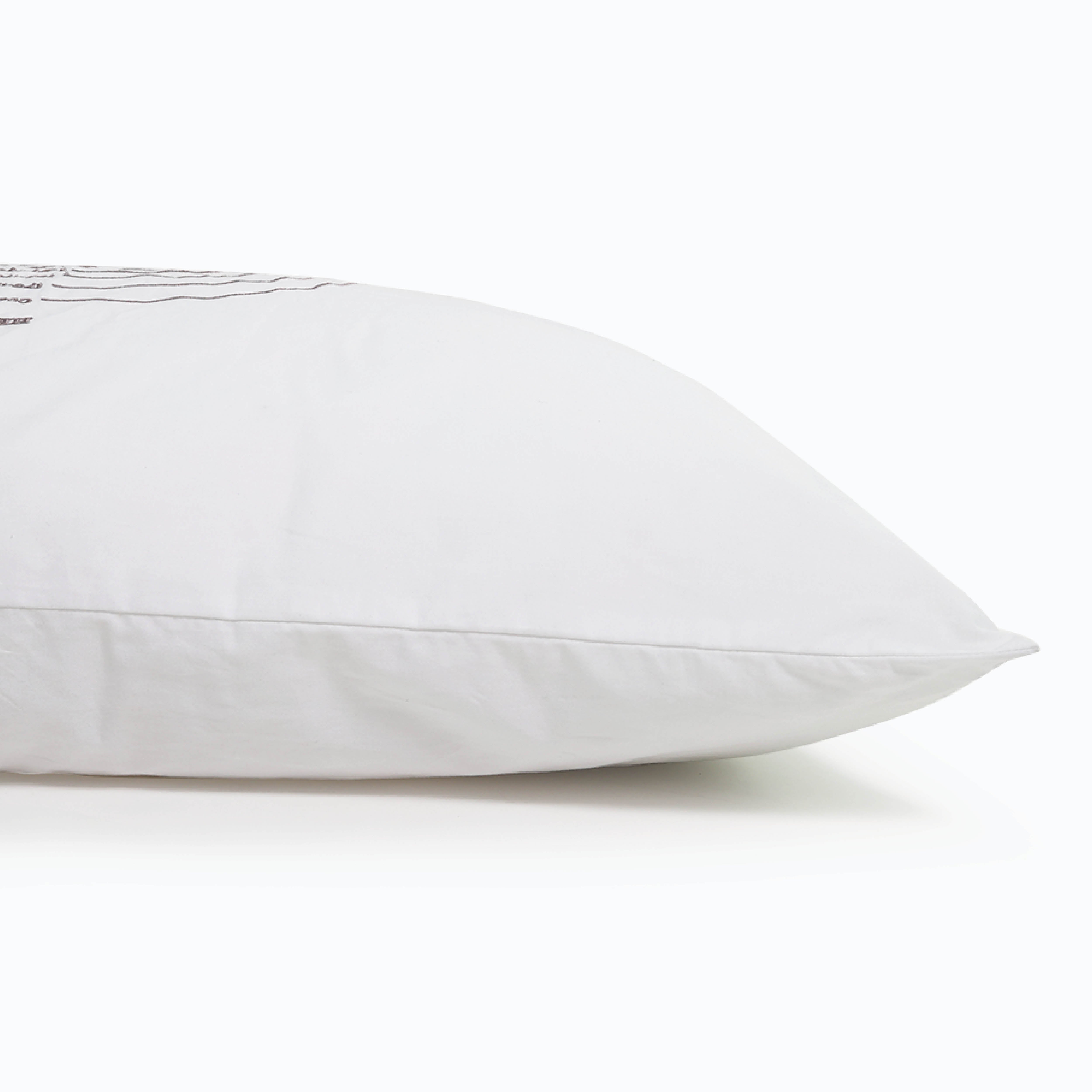 Mr. Big Body Scale Pillow #2 - White