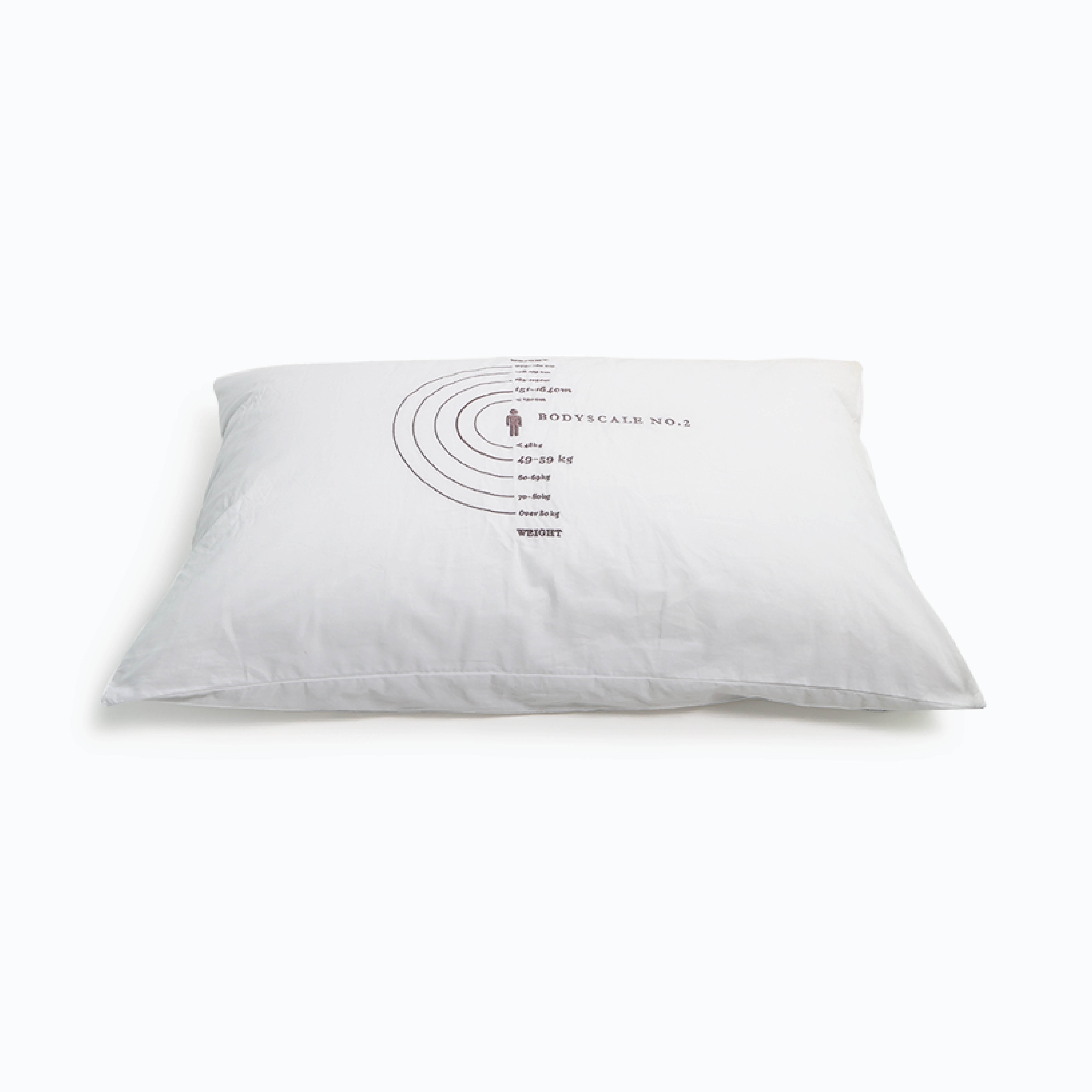 Mr. Big Body Scale Pillow #2 - White