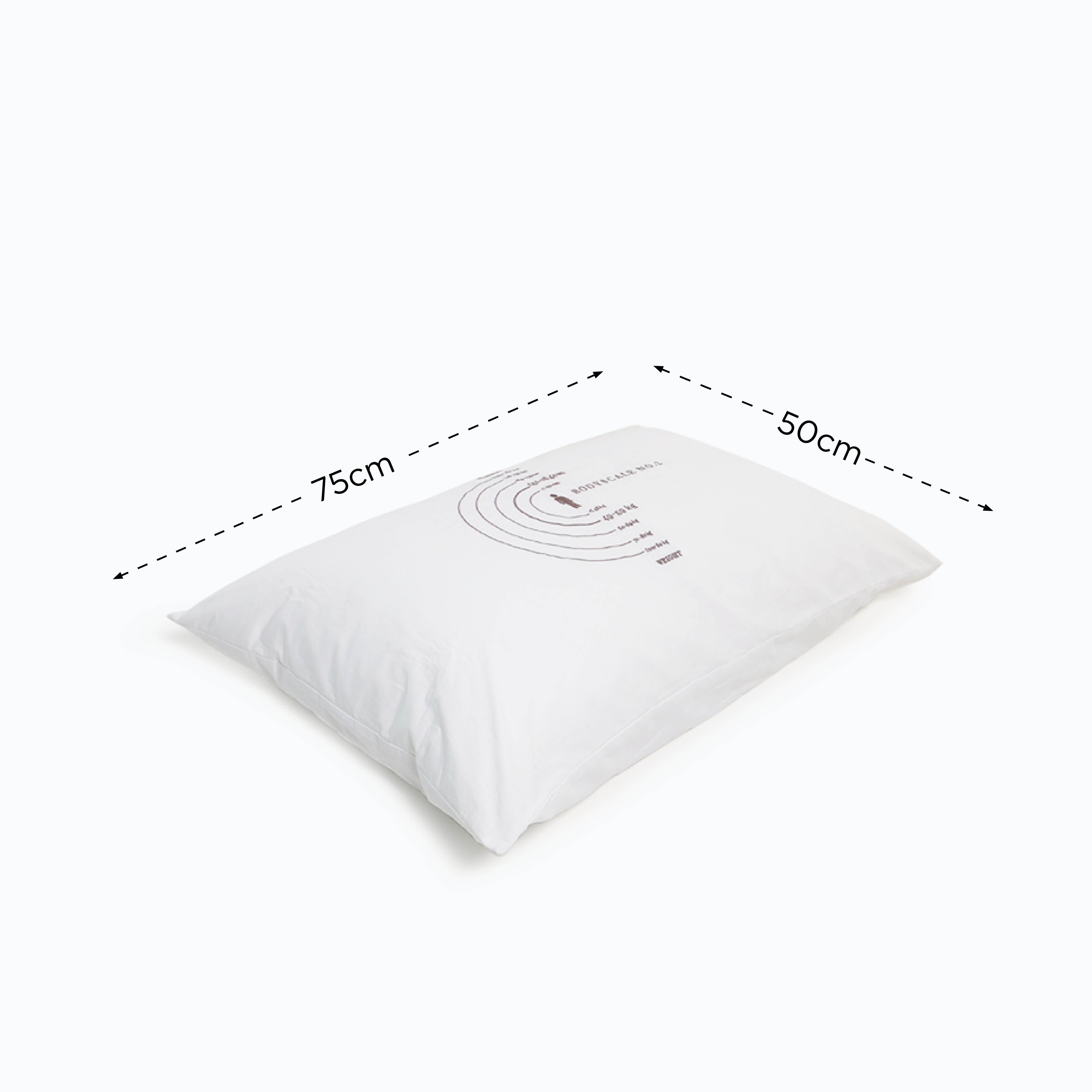 Mr. Big Body Scale Pillow #2 - White