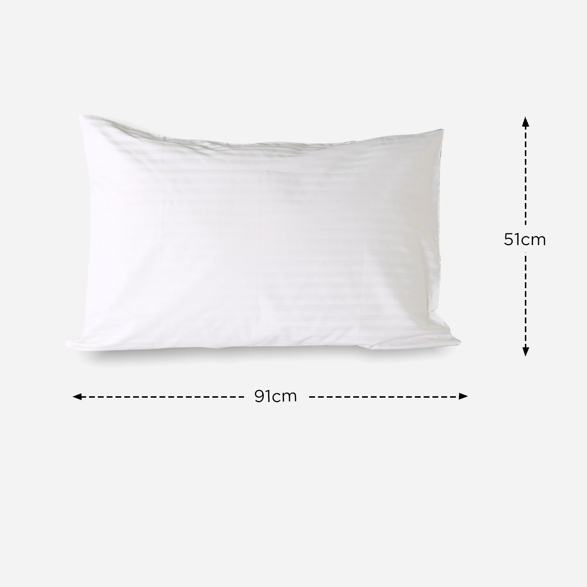 Family Home Hotel Living King Pillowcase - White
