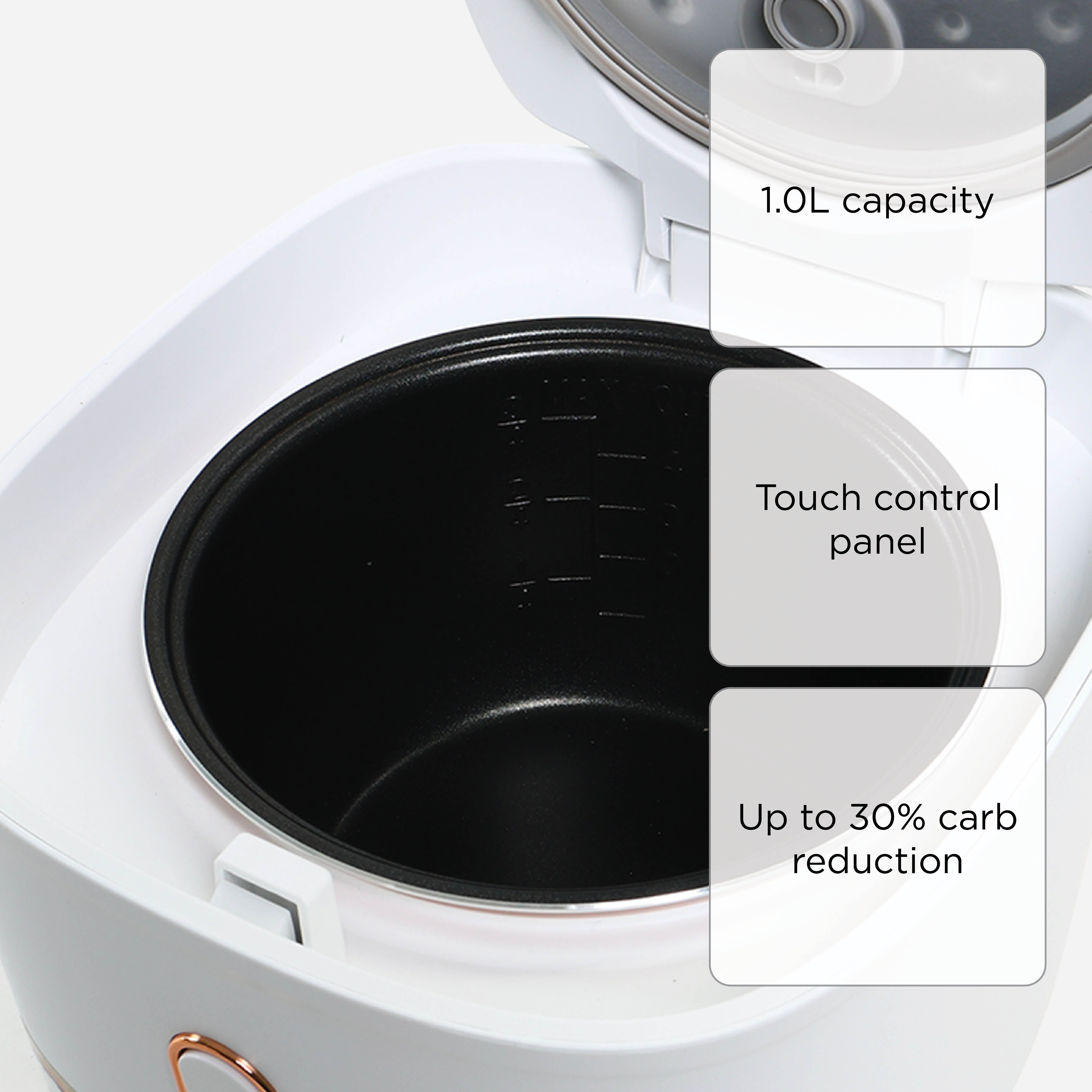 Kyowa Low Sugar Rice Cooker K2200 (White) - 1L
