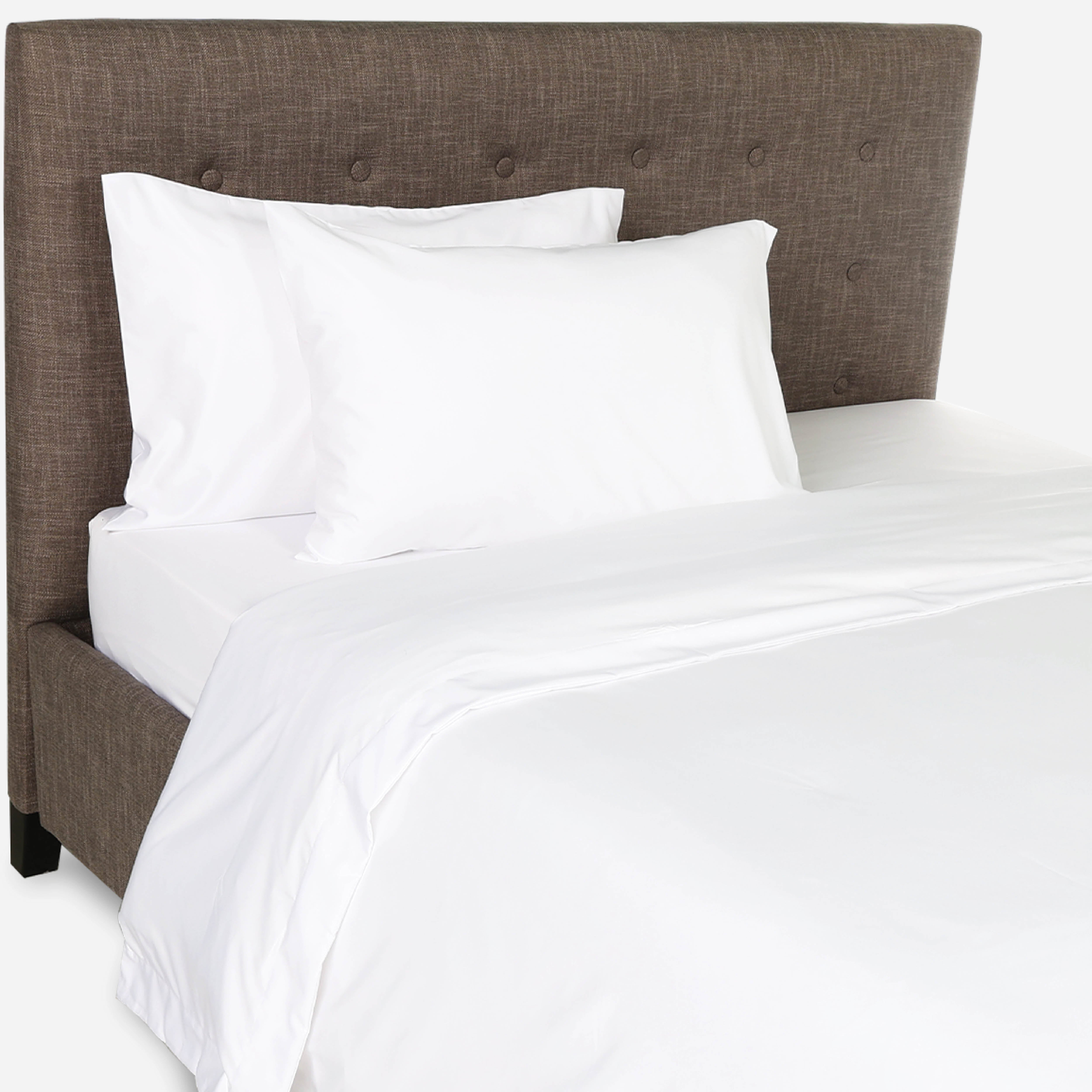 Royal Linen 4-Piece Silk Alternate Collection Bedsheet Set (White) - Full