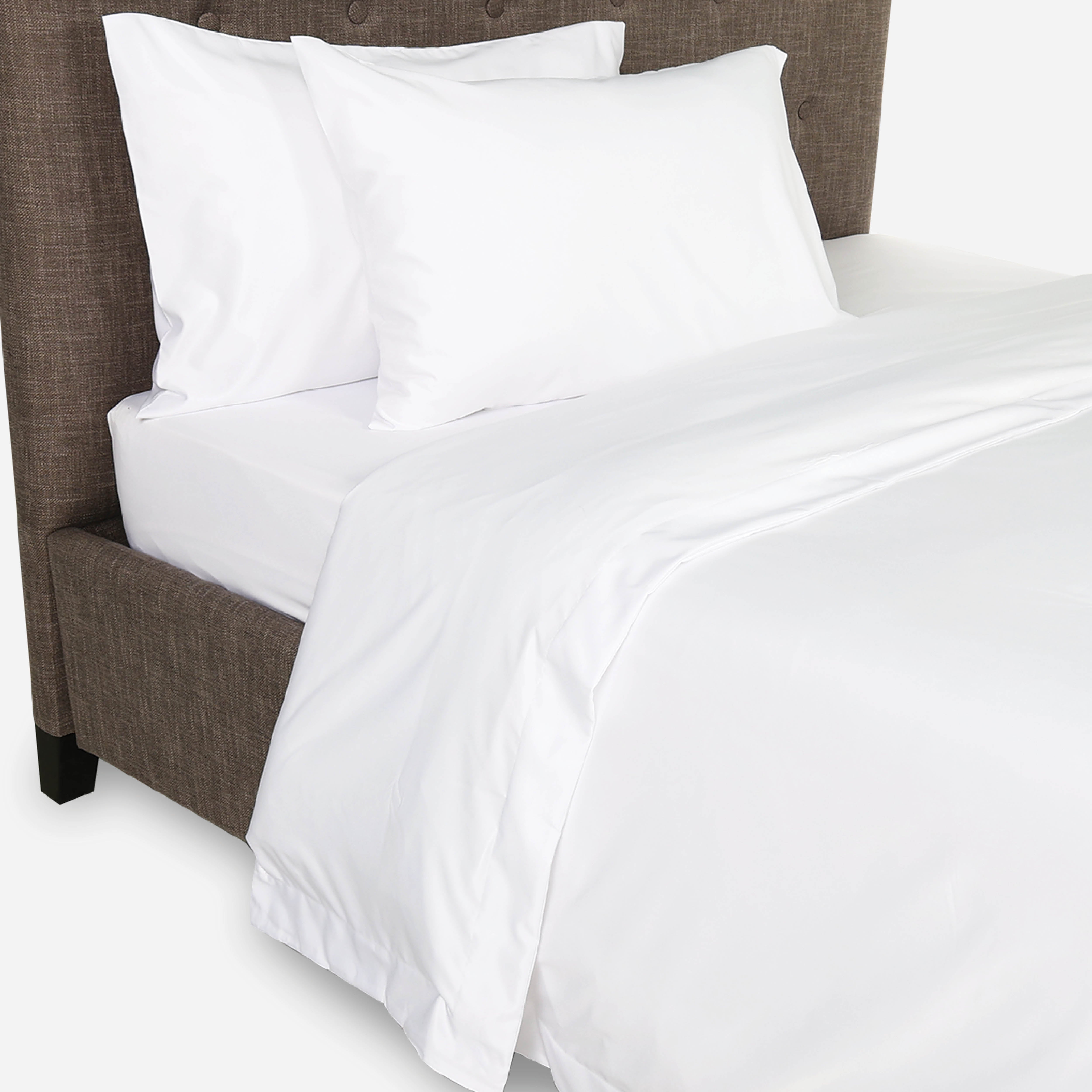 Royal Linen 4-Piece Silk Alternate Collection Bedsheet Set (White) - Full