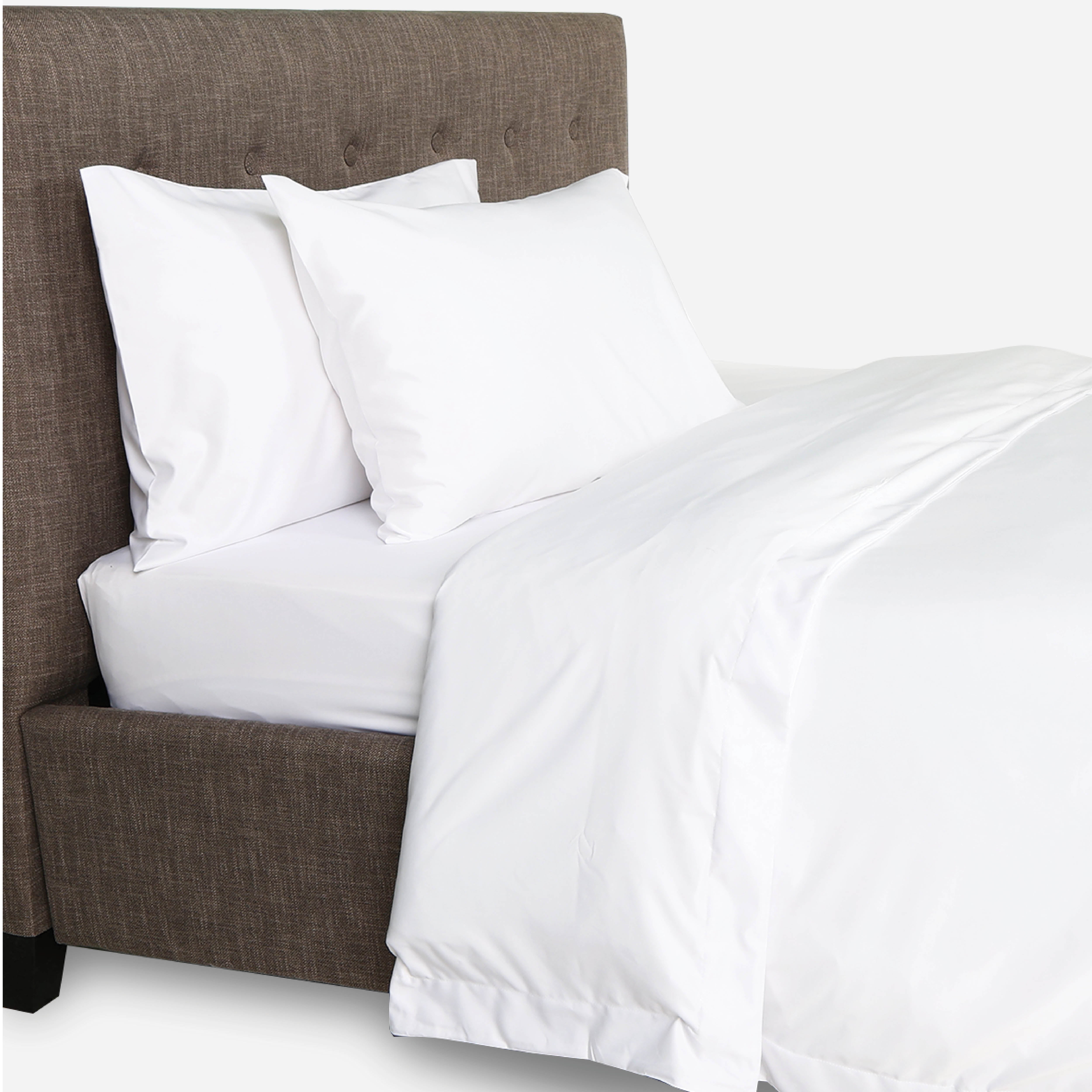 Royal Linen 4-Piece Silk Alternate Collection Bedsheet Set (White) - Full