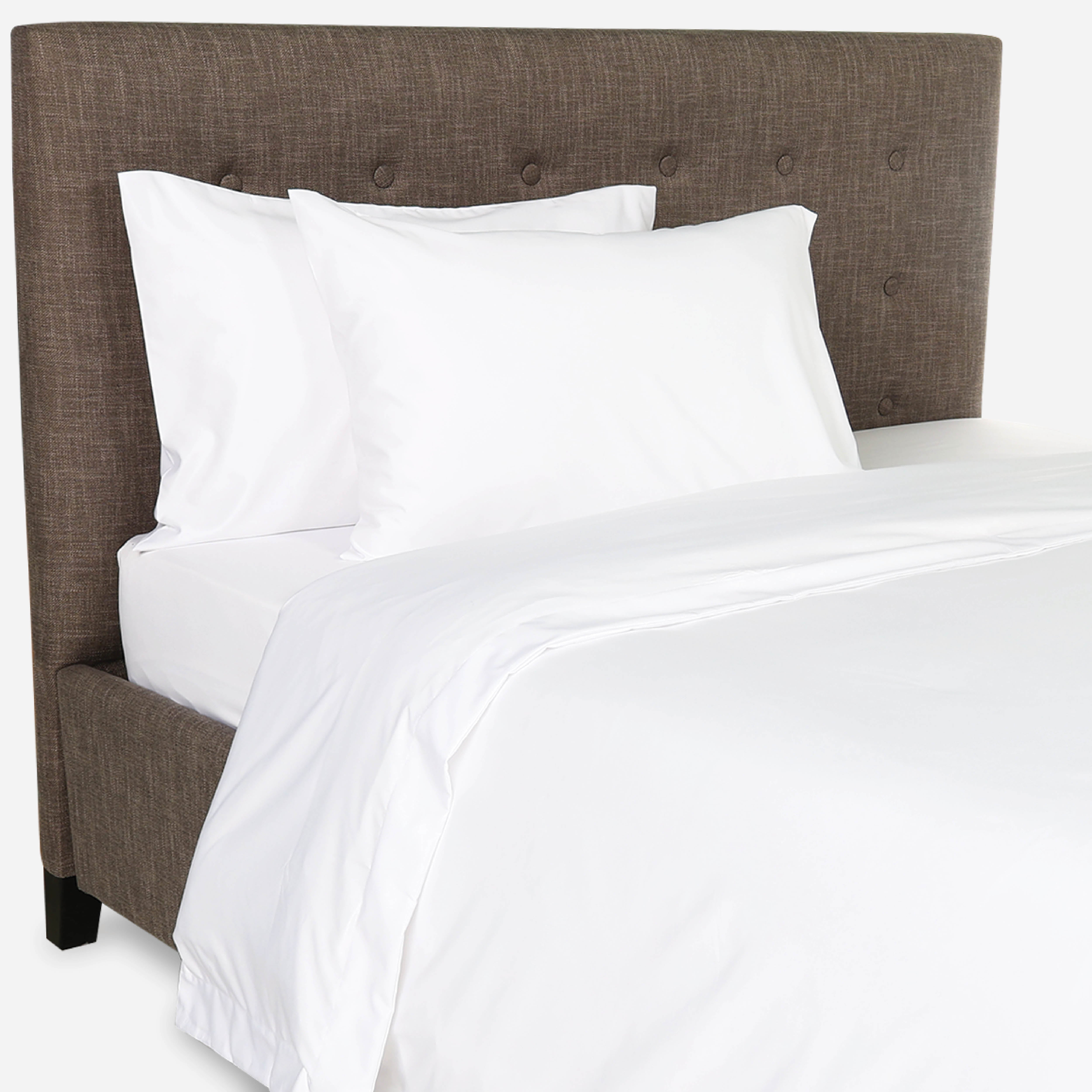 Royal Linen 4-Piece Silk Alternate Collection Bedsheet Set (White) - Queen