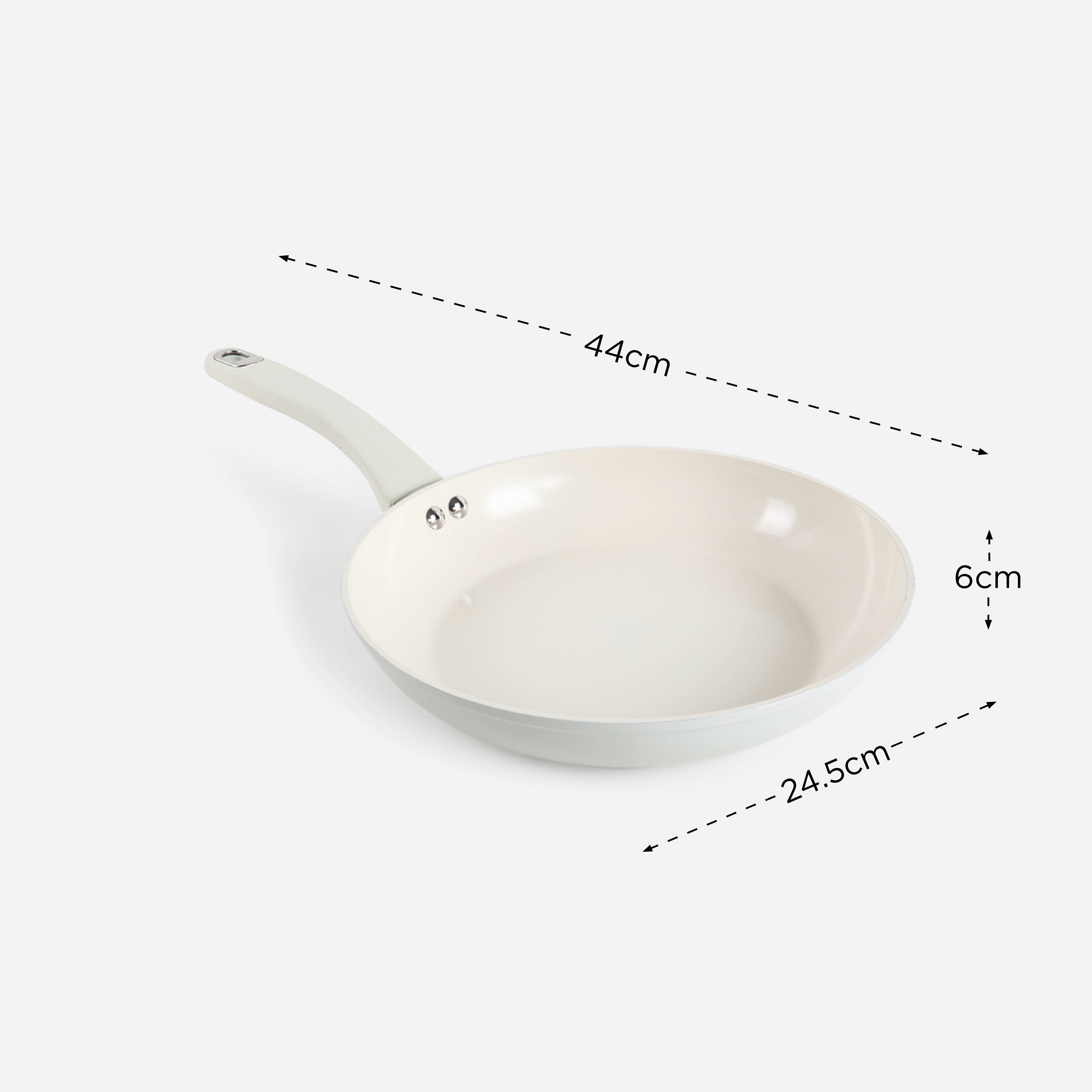 Martha Stewart Everyday Rexford Forged Aluminum Frying Pan with Ceramic Non-Stick Coating - 9.5in