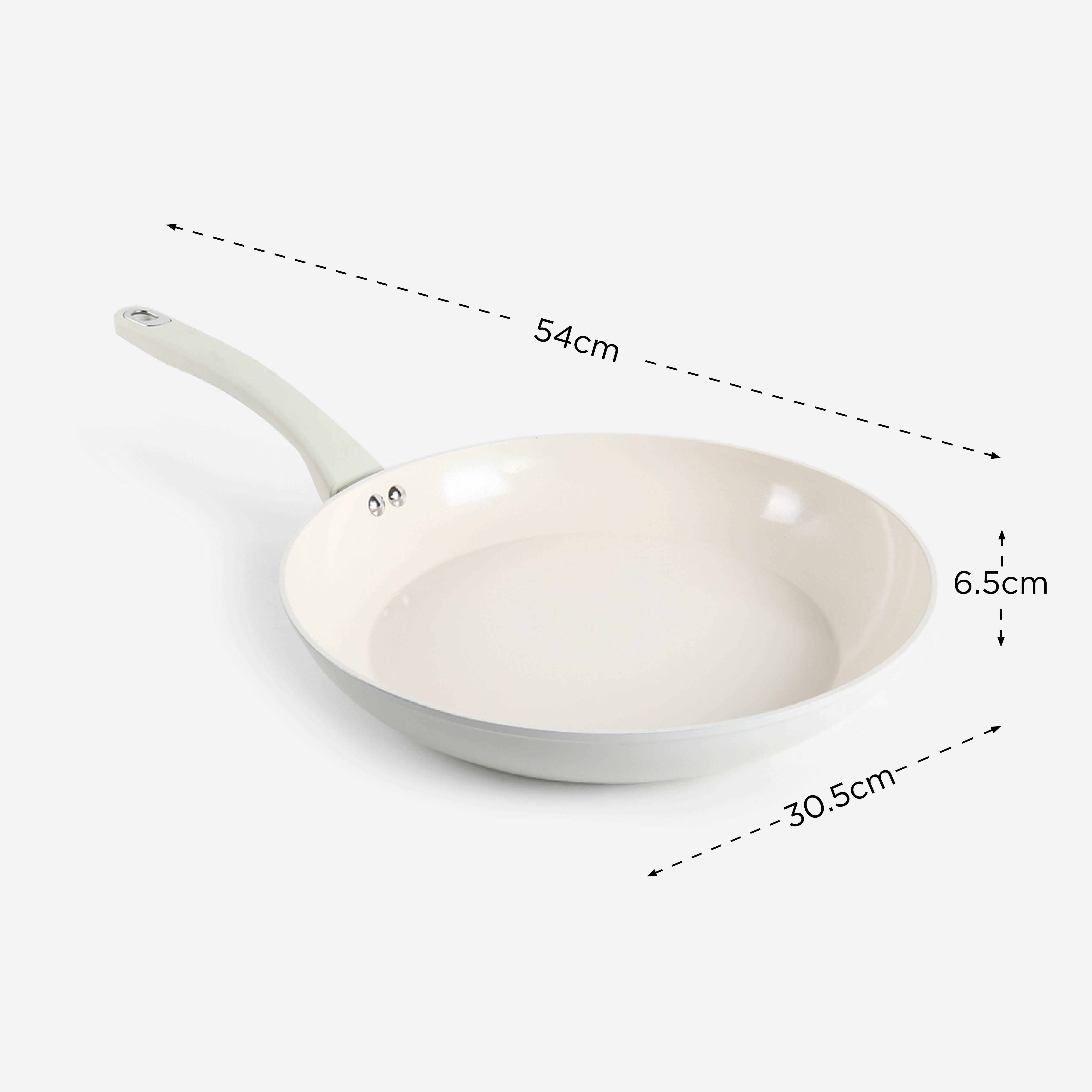 Martha Stewart Everyday Rexford Forged Aluminum Frying Pan with Ceramic Non-Stick Coating - 12in