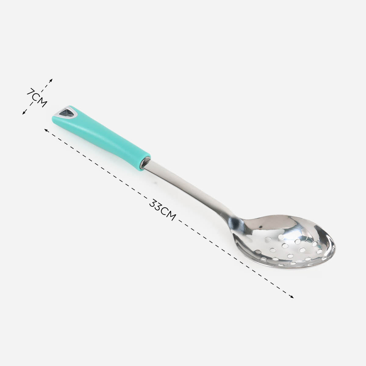Martha Stewart Drexler Slotted Spoon - Teal