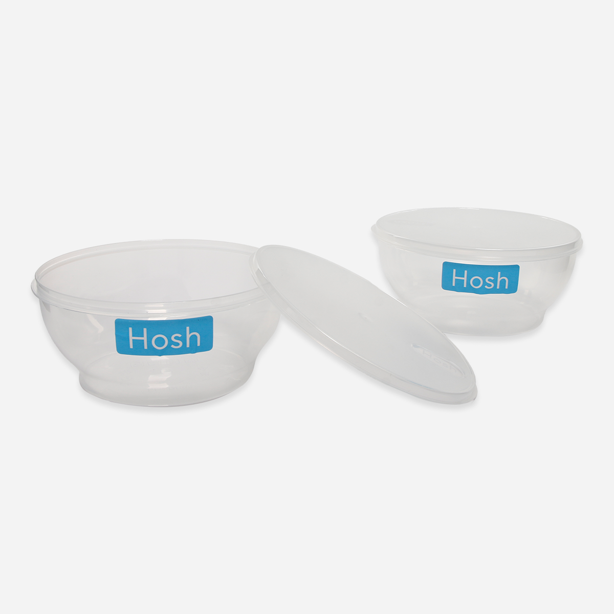 Hosh Set of 2 Container Bowls (Clear) - 1.5L