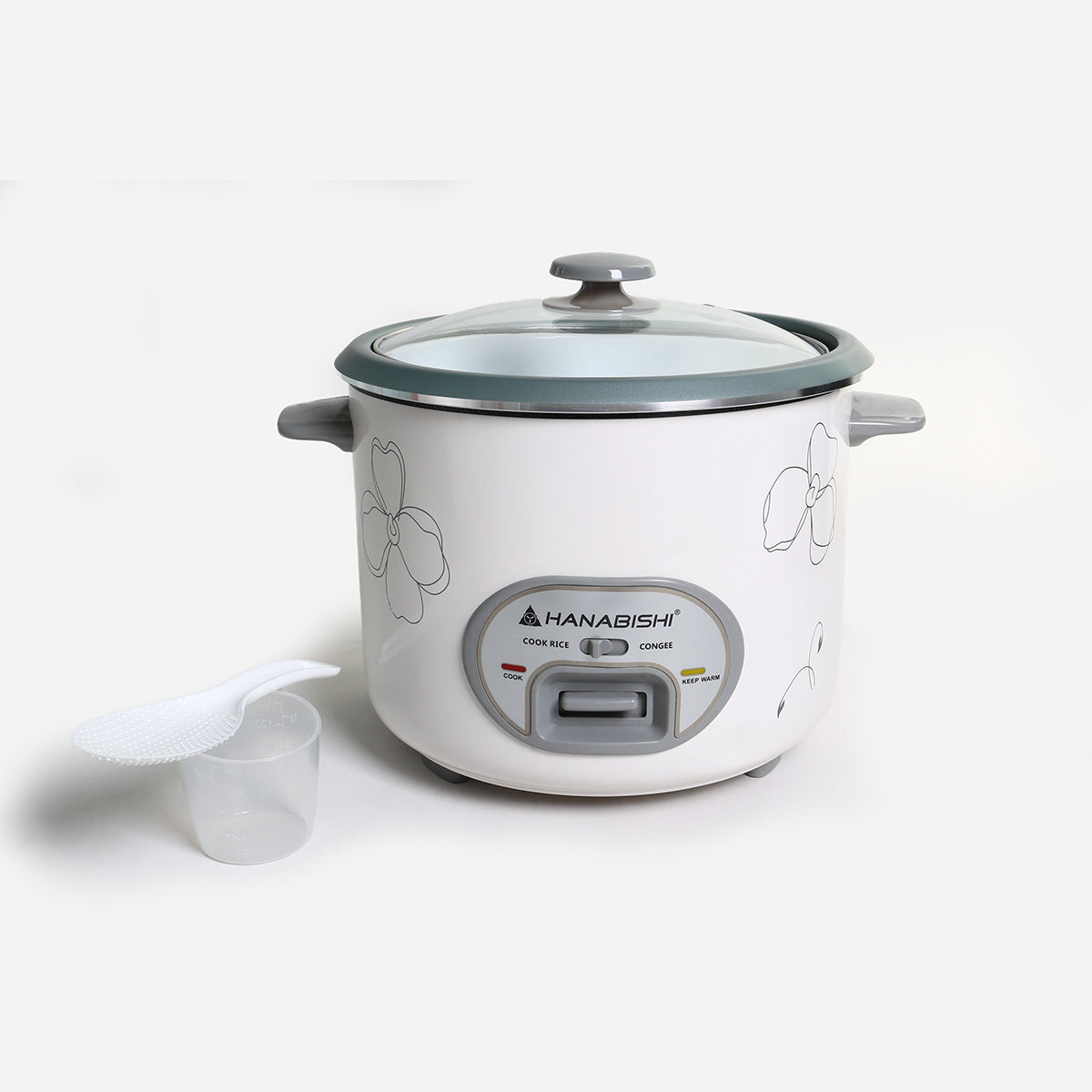 Hanabishi 5-in-1 Rice Cooker (White) - 10 cups