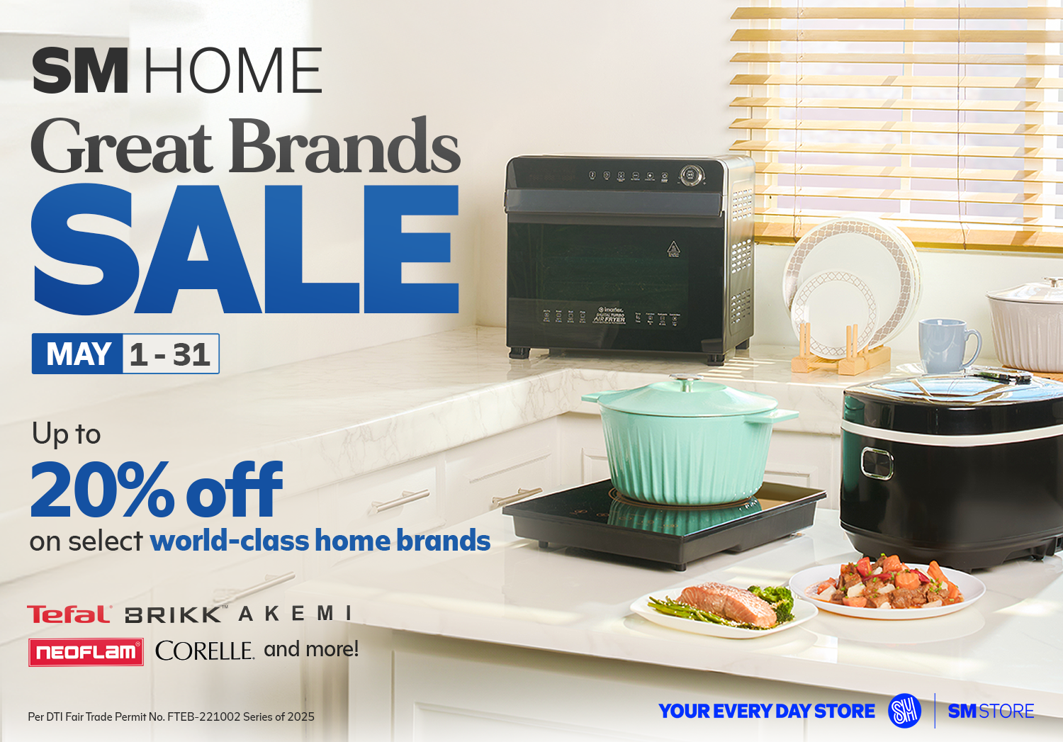 Great Brands Sale from May 1-31