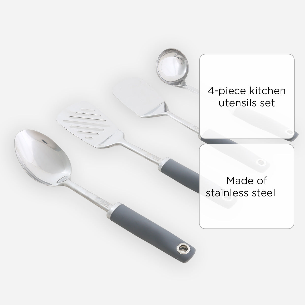Metro 4-Piece Stainless Steel Kitchen Tool Set