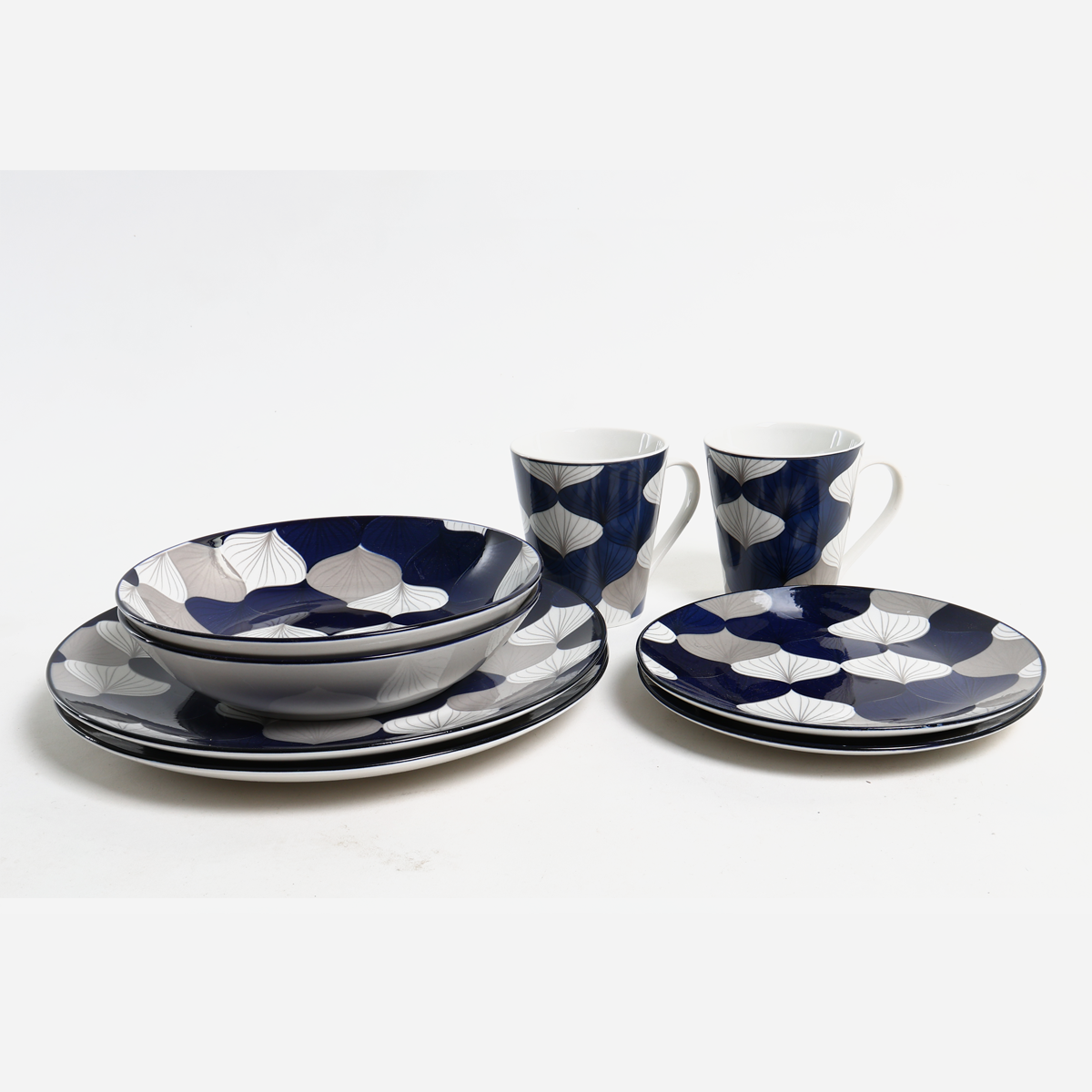 Masflex Dinnerware Set of 8 - Aqua