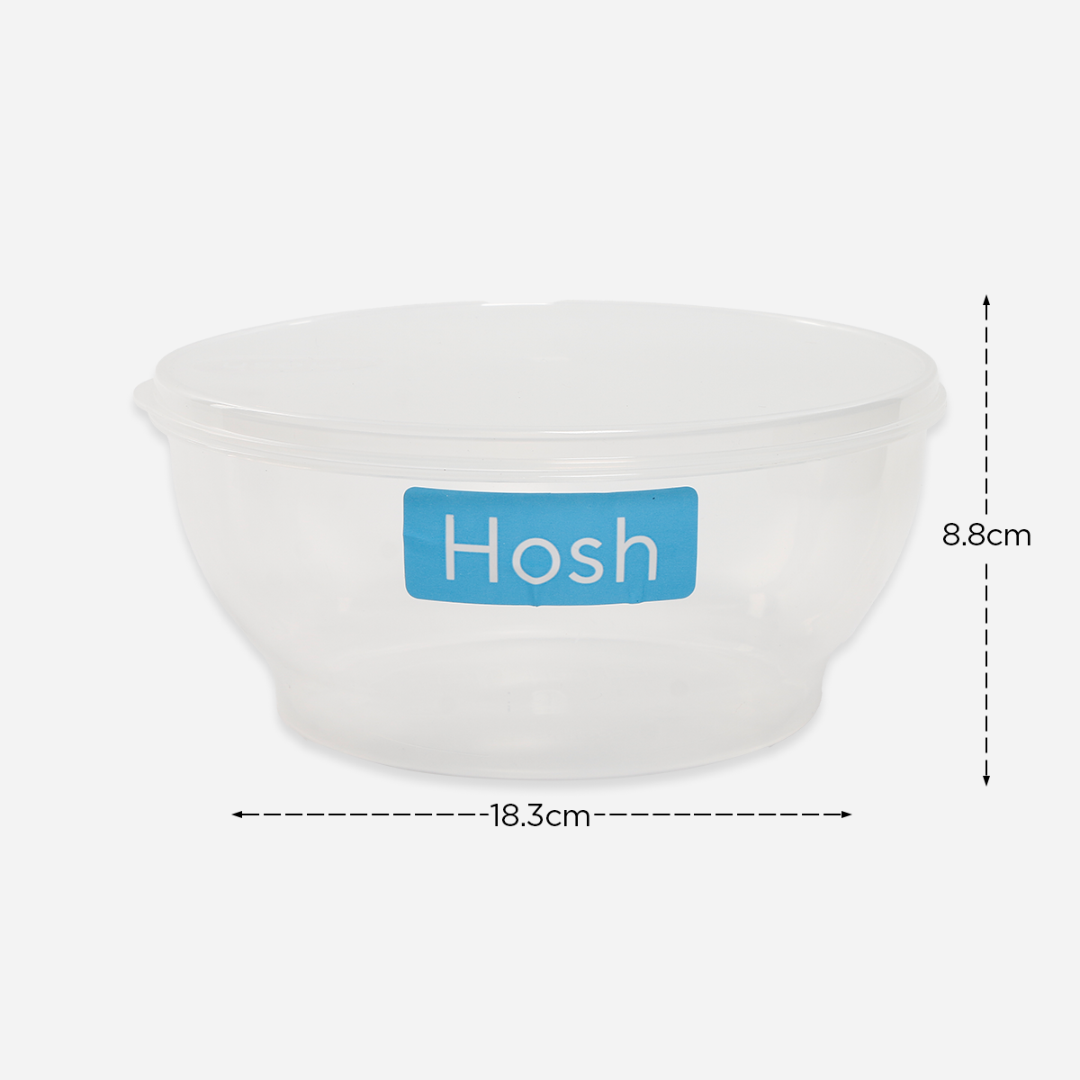 Hosh Set of 2 Container Bowls (Clear) - 1.5L