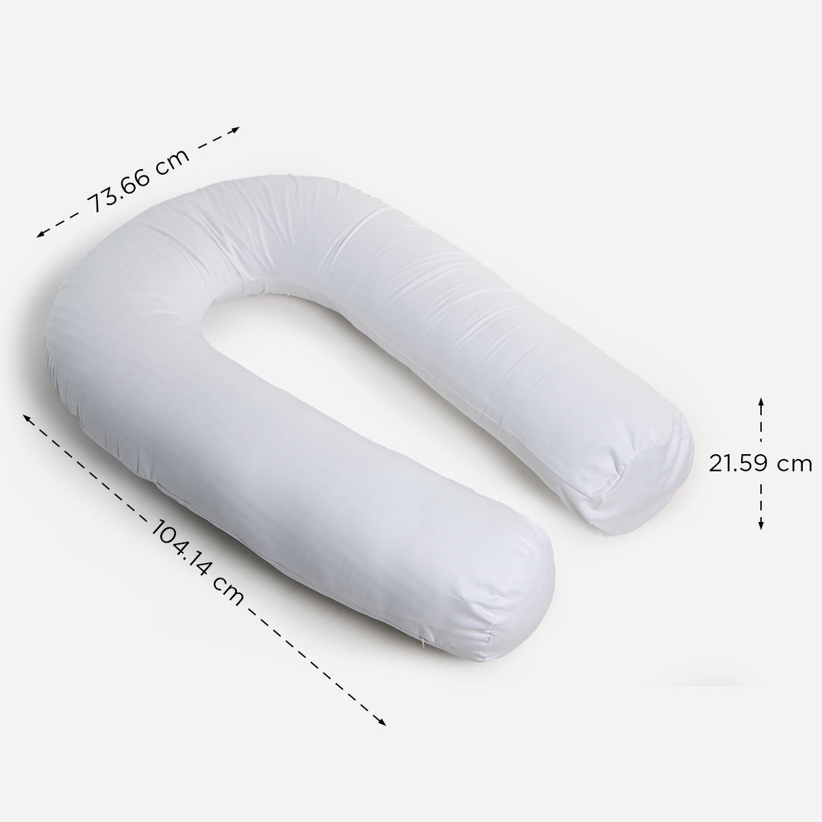Select Comfort Body Bolster Pillow - White