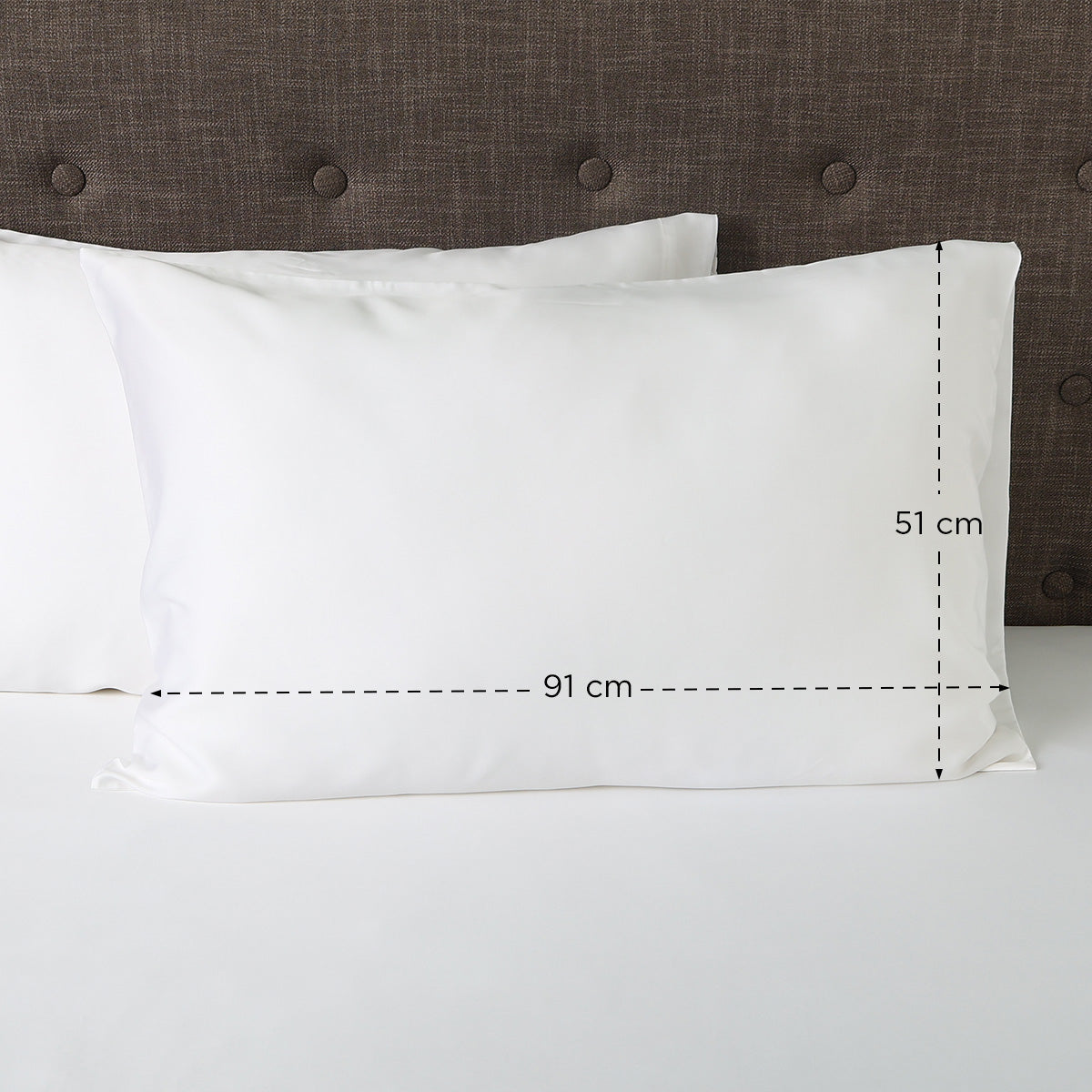 Family Home Naturel King Pillowcase - White