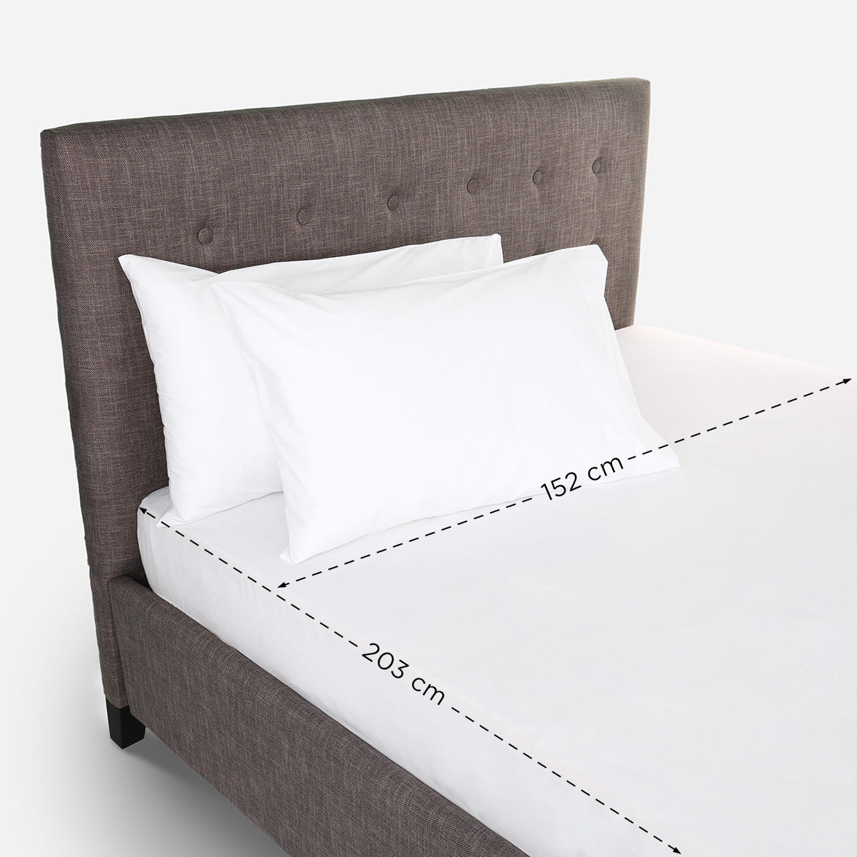 Family Home 3-Piece Hotel Living Bedsheet Set (White) - Queen