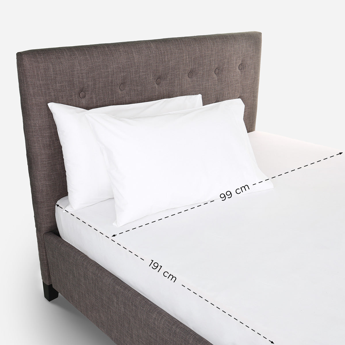 Family Home 3-Piece Hotel Living Bedsheet Set (White) - Twin