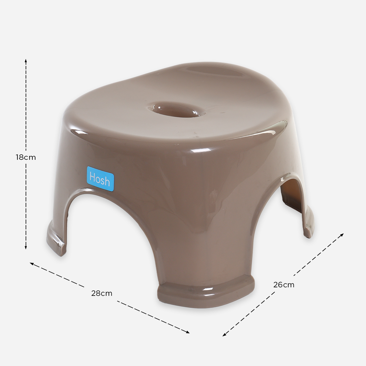 Hosh Stool - Brown