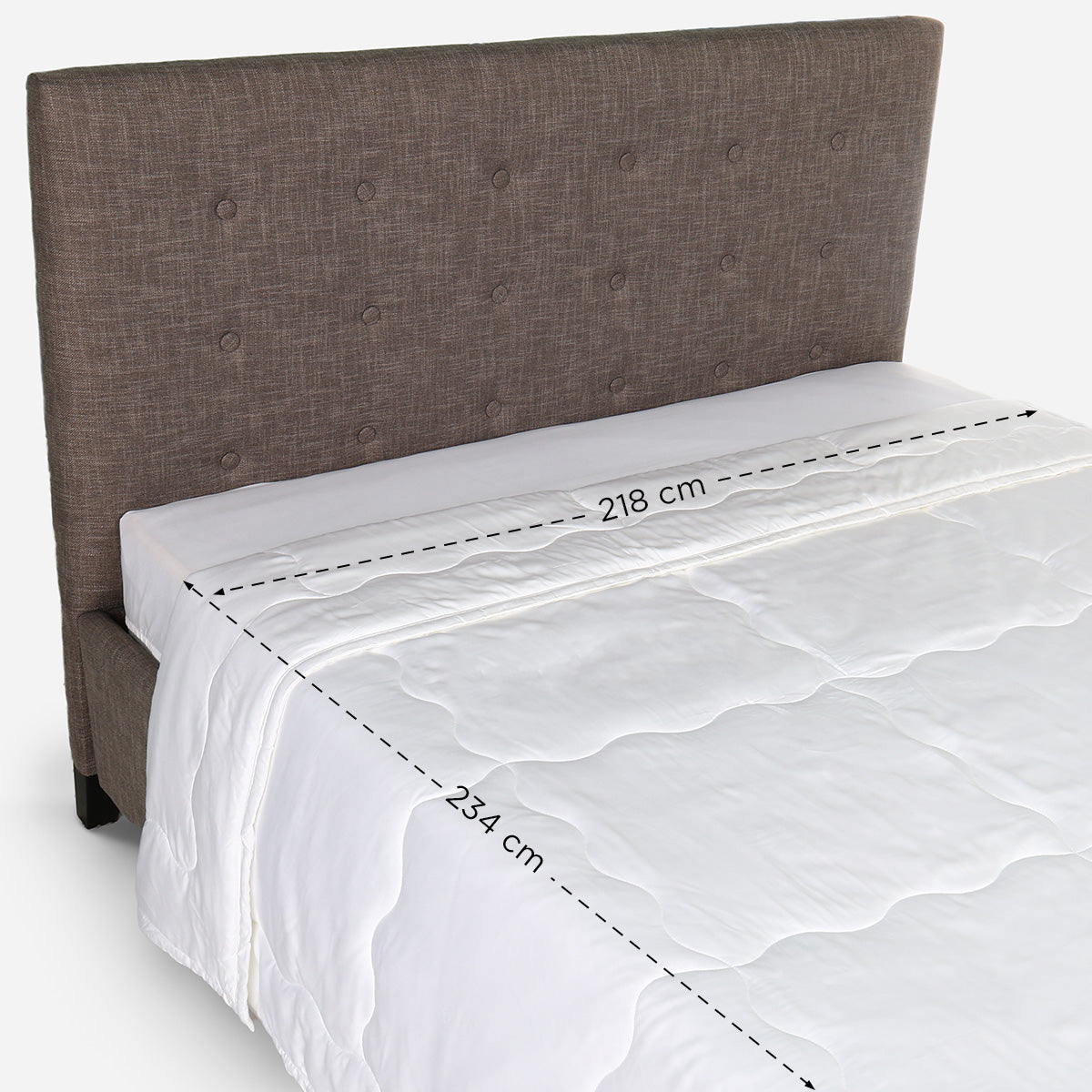 Family Home Naturel Comforter (White) - Queen