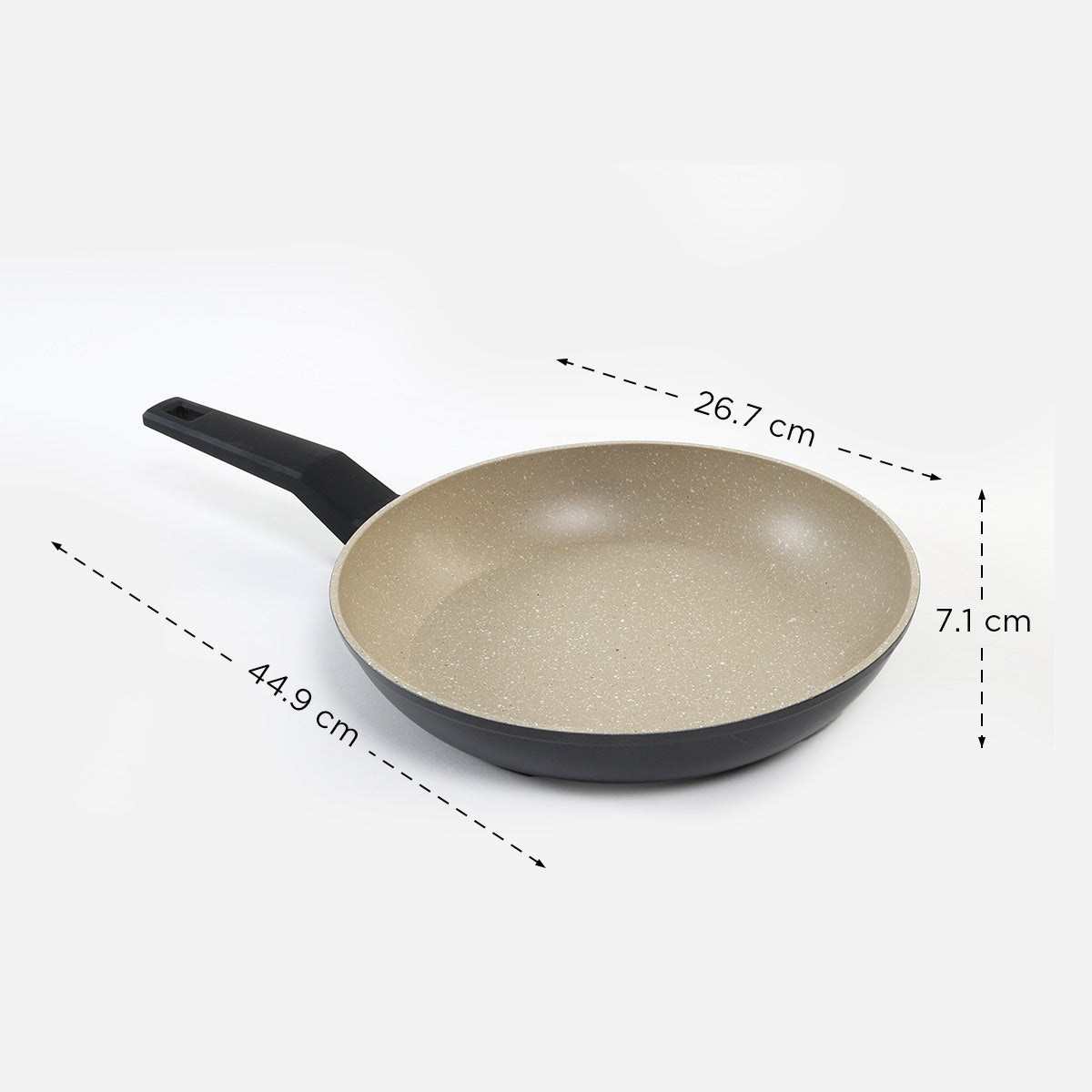 Masflex Marble Forged Induction Frypan CO-FP26 - 26cm