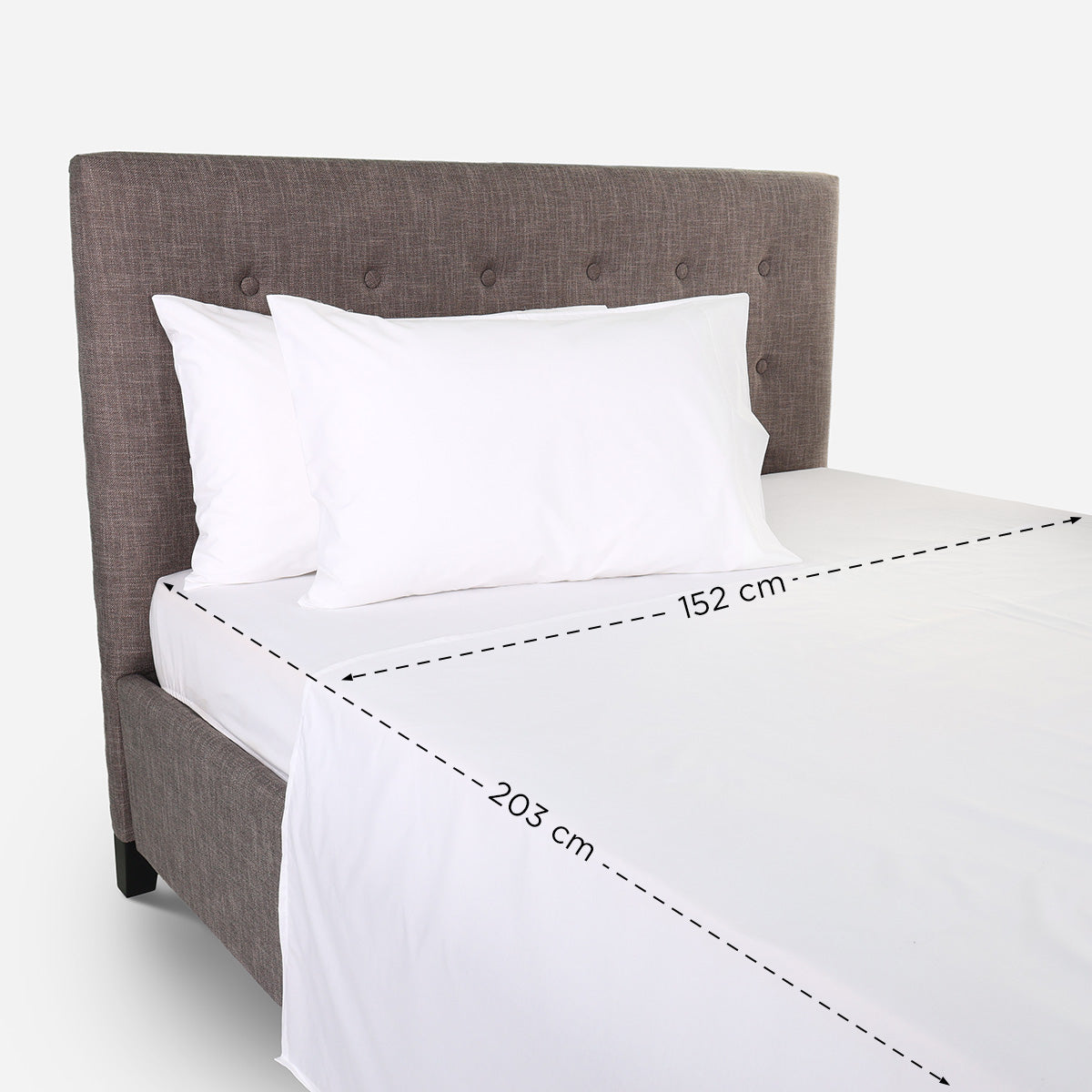 Family Home 4-Piece Hotel Living Bedsheet Set (White) - Queen