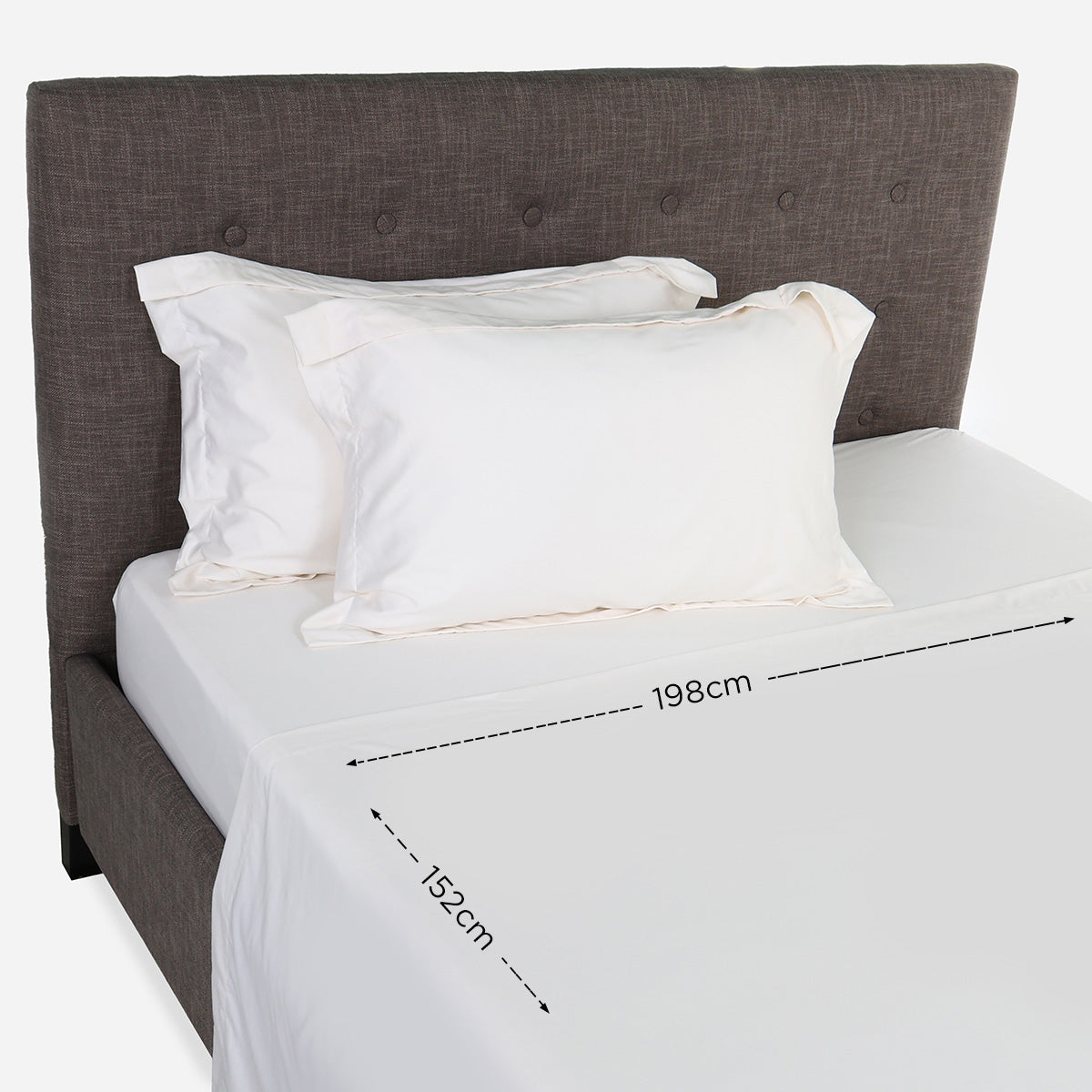 Ultima Linen 4-Piece Green Living Bamboo Bedsheet Set (White) - 60x78in