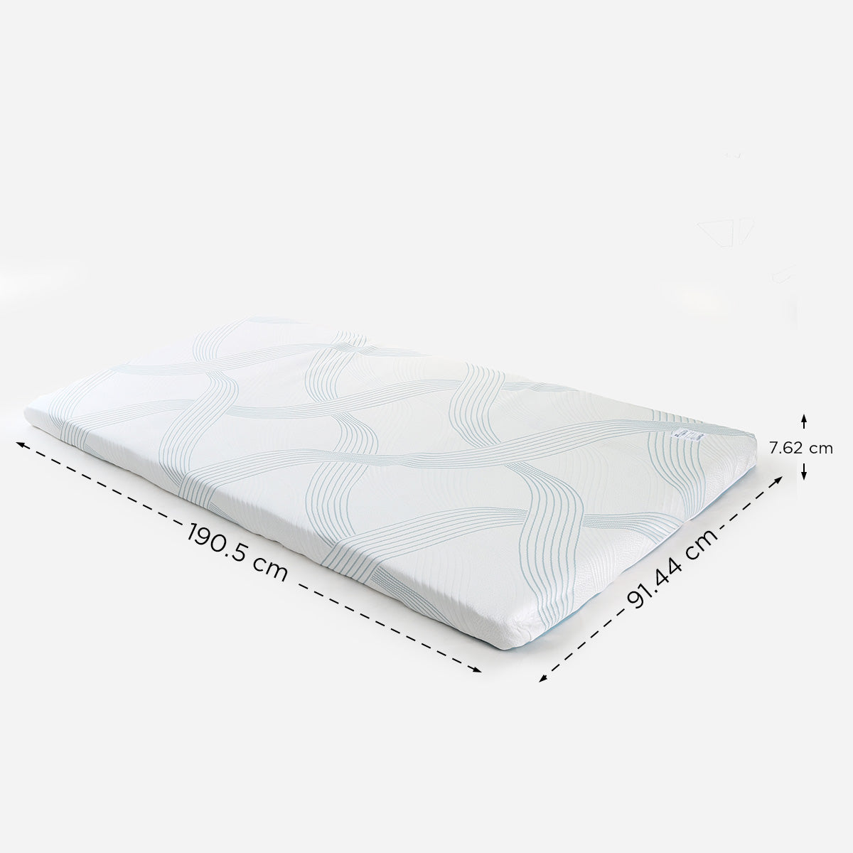 Uratex Senso Memory Frost Topper - 3x36x75in.