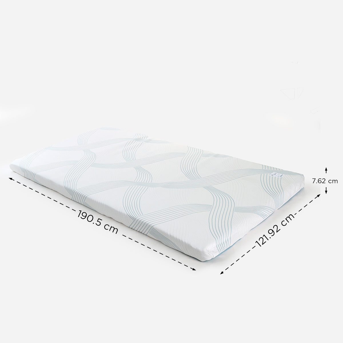 Uratex Senso Memory Frost Topper - 3x48x75in.