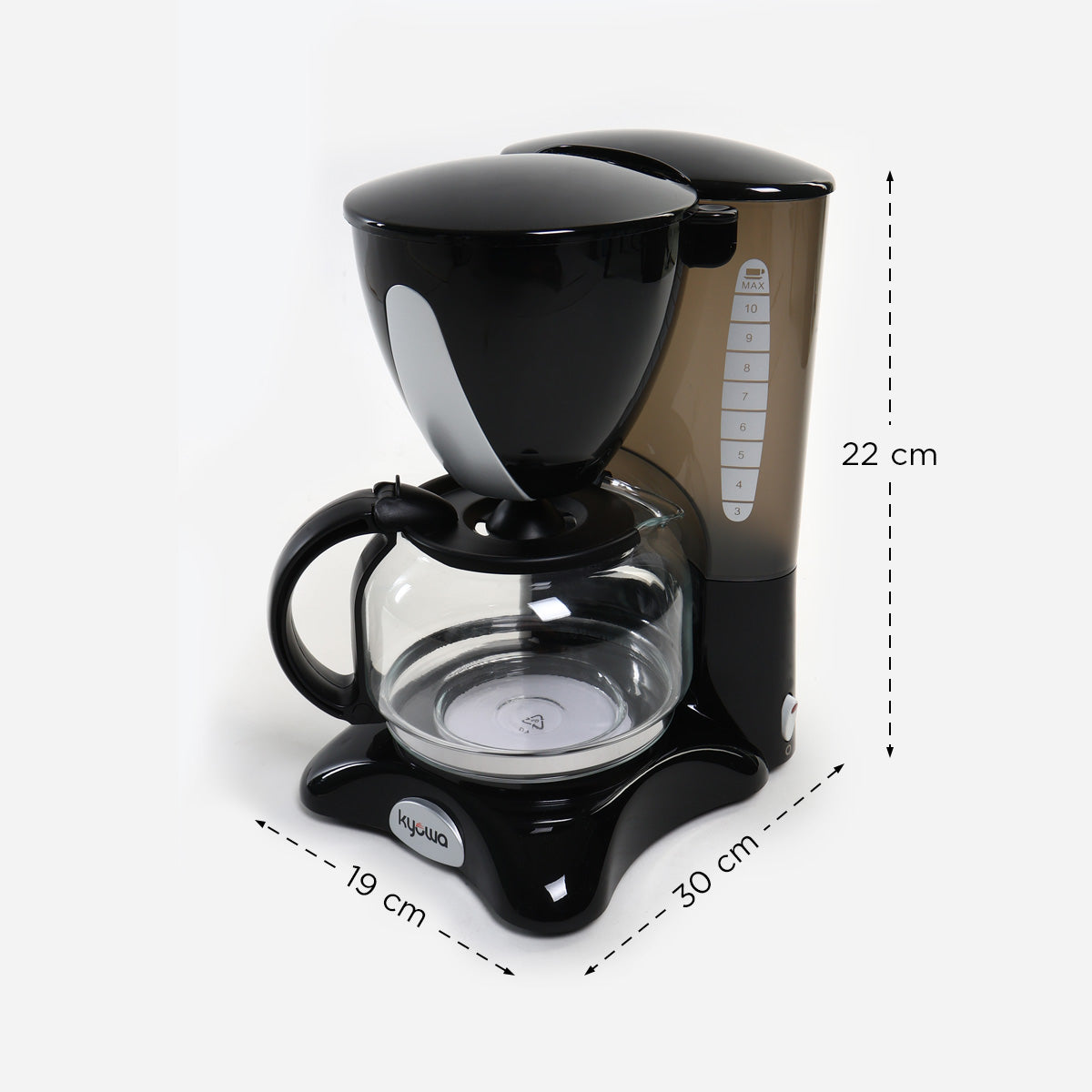 Kyowa Coffee Maker KW-1205 (Black) - 10 cups