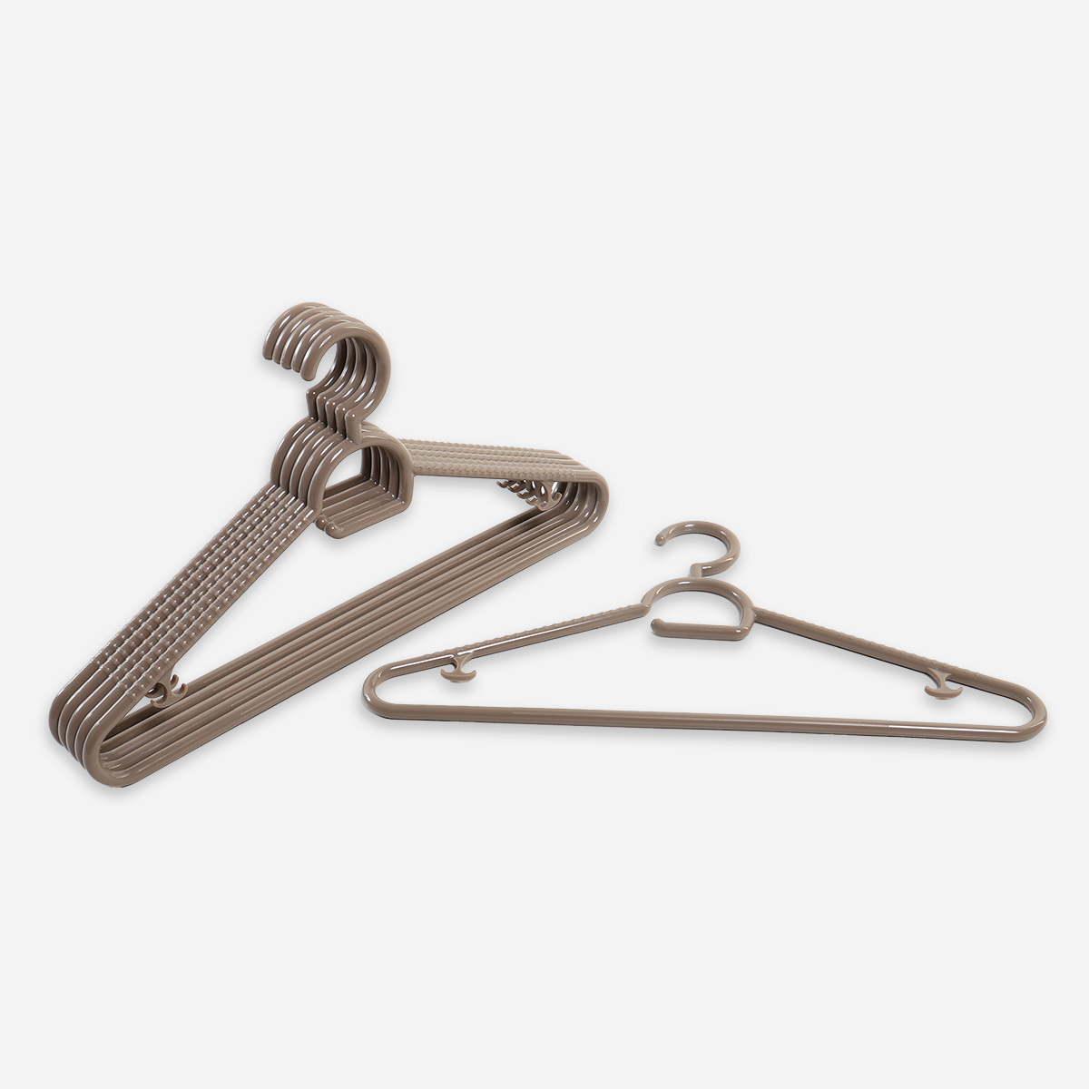 Hosh 6-Piece 163 Hanger Set – Brown