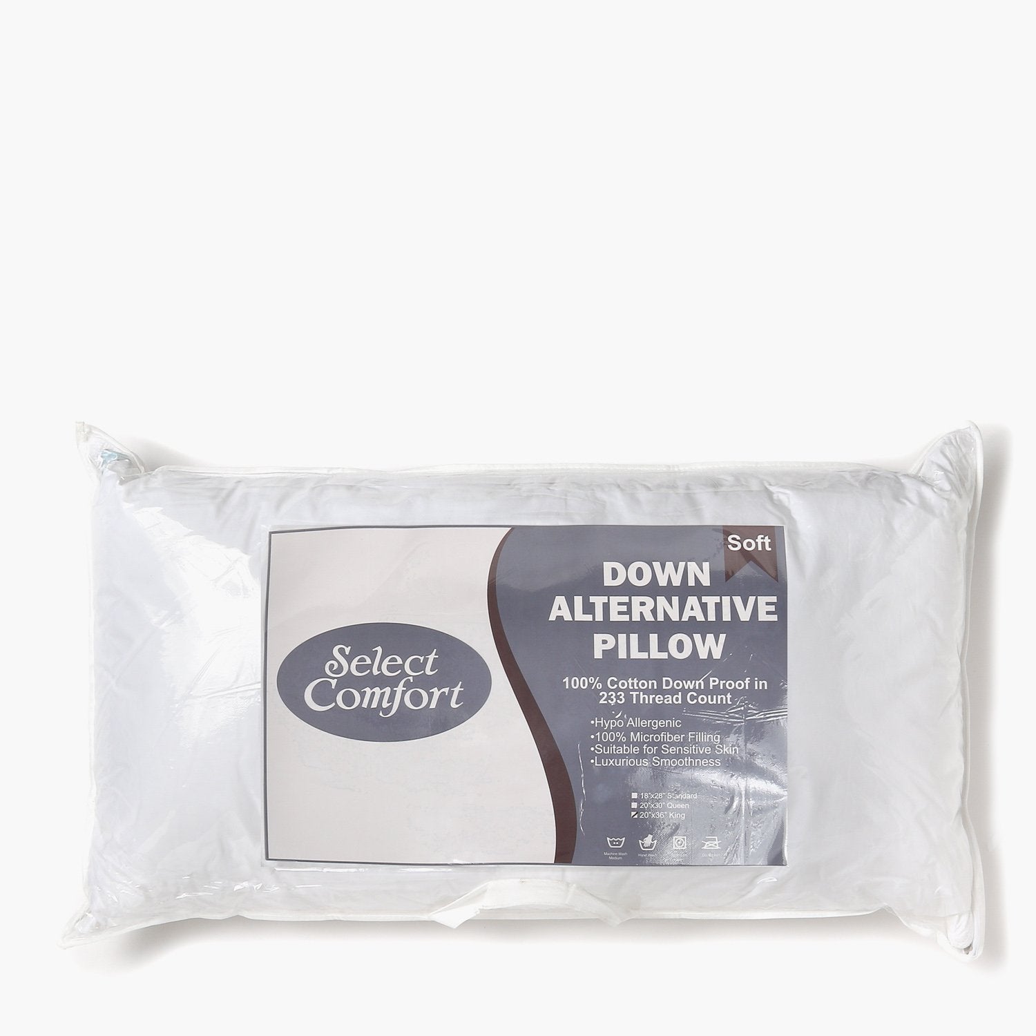 Select Comfort Down Alternative Pillows (Microfiber) - 20x36in.
