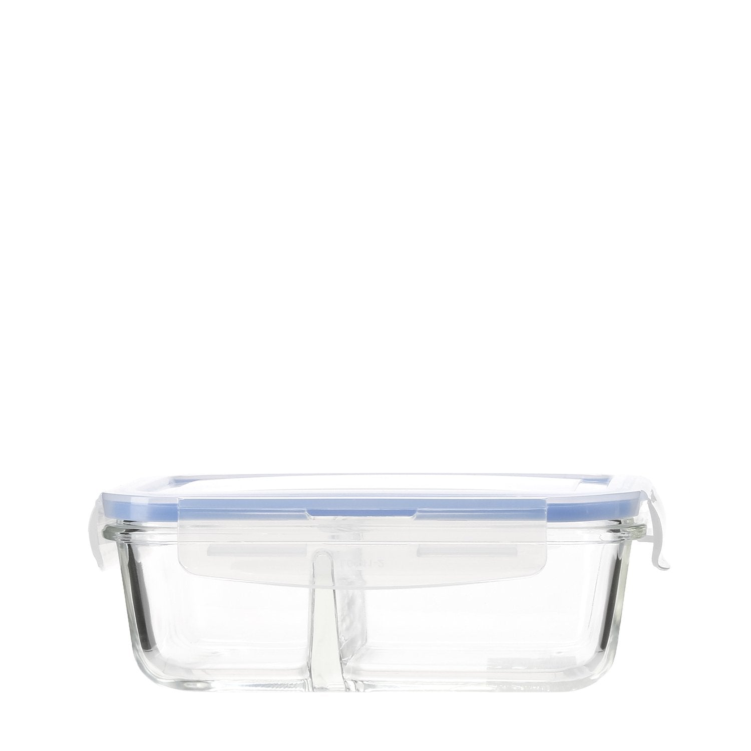Masflex Airtight Glass Food Container with Division 700ml