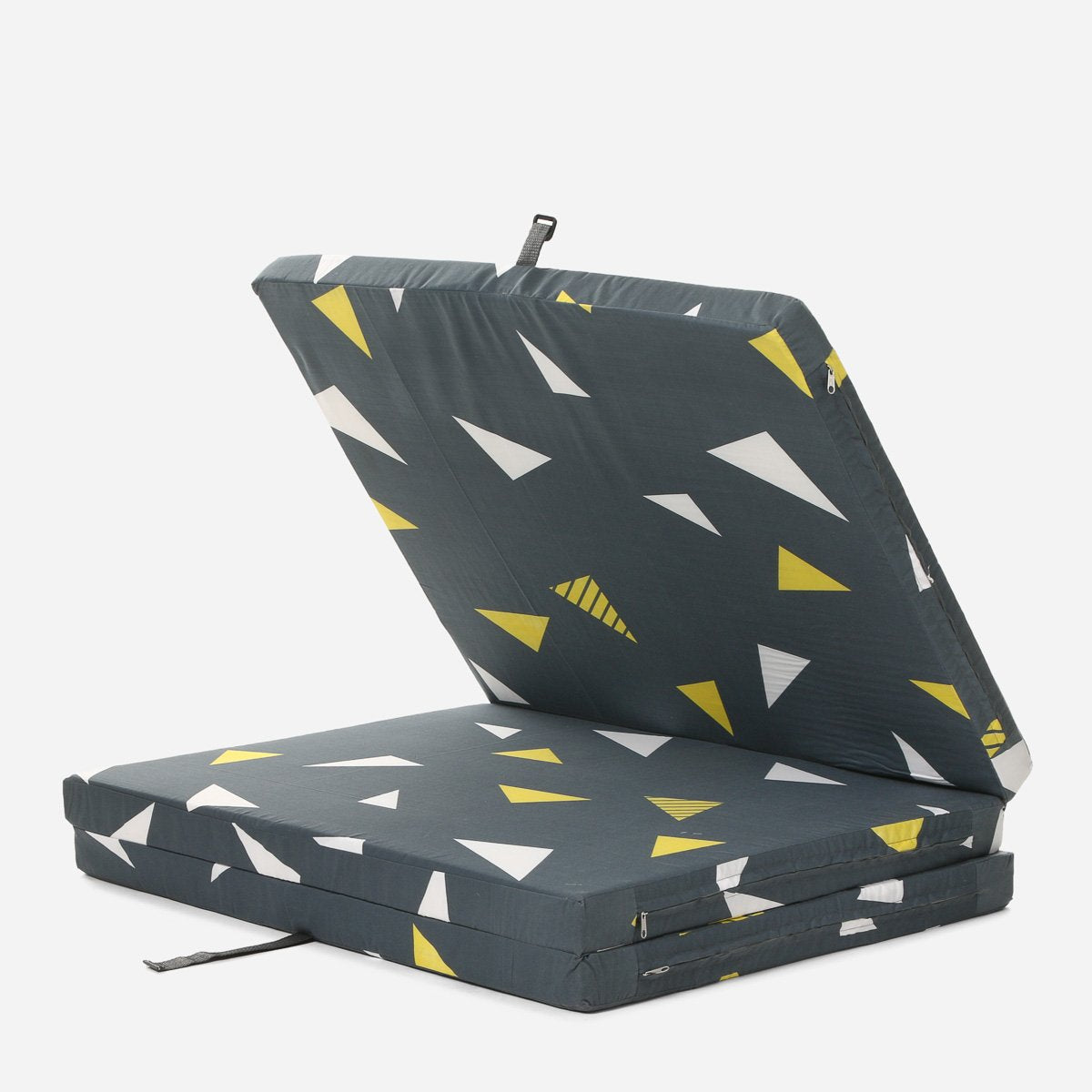 Hosh Trifold Mattress (Plain/Printed) - 30x75x2in