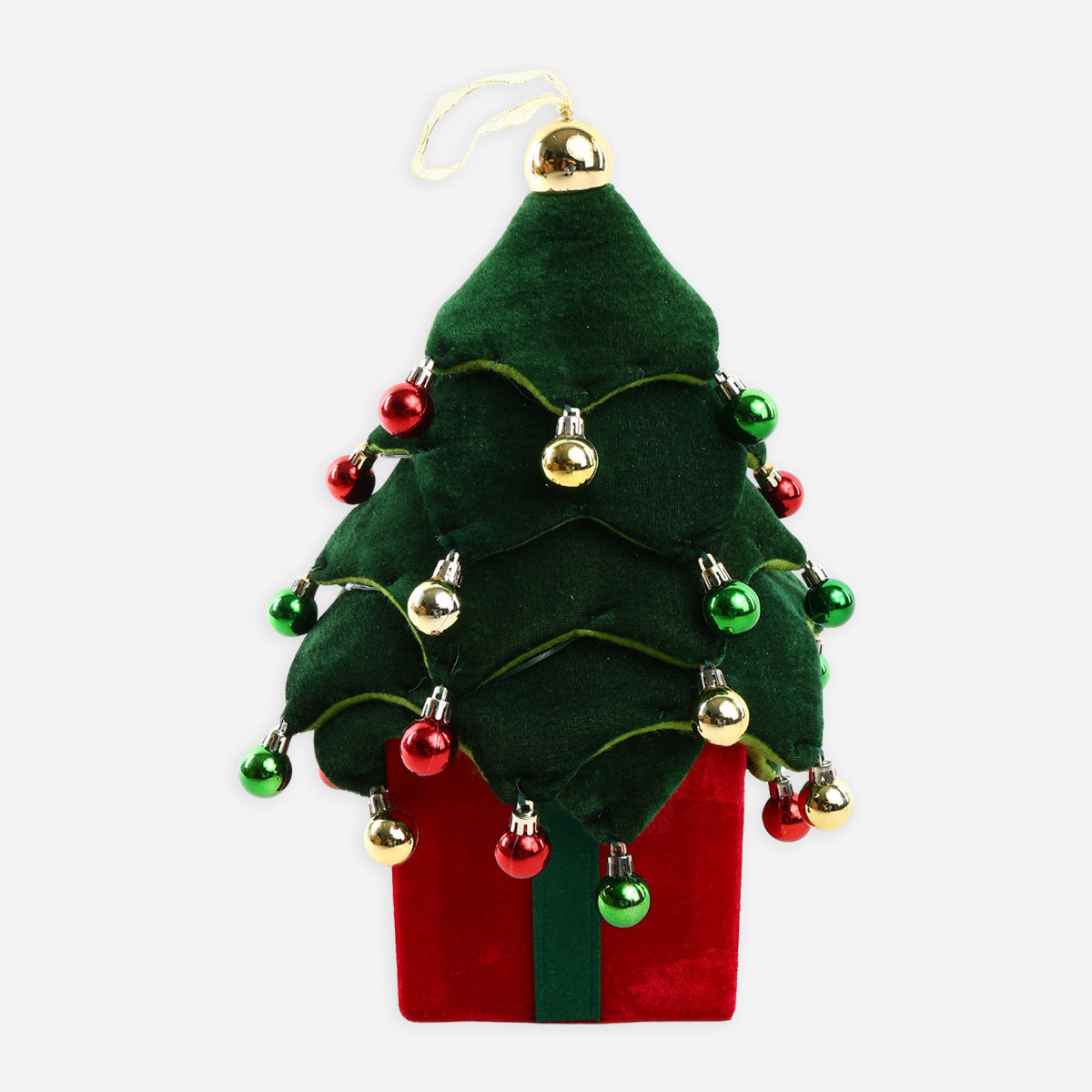 SM Home Collapsible Tree with LED Lights (Red/Green) - 60cm
