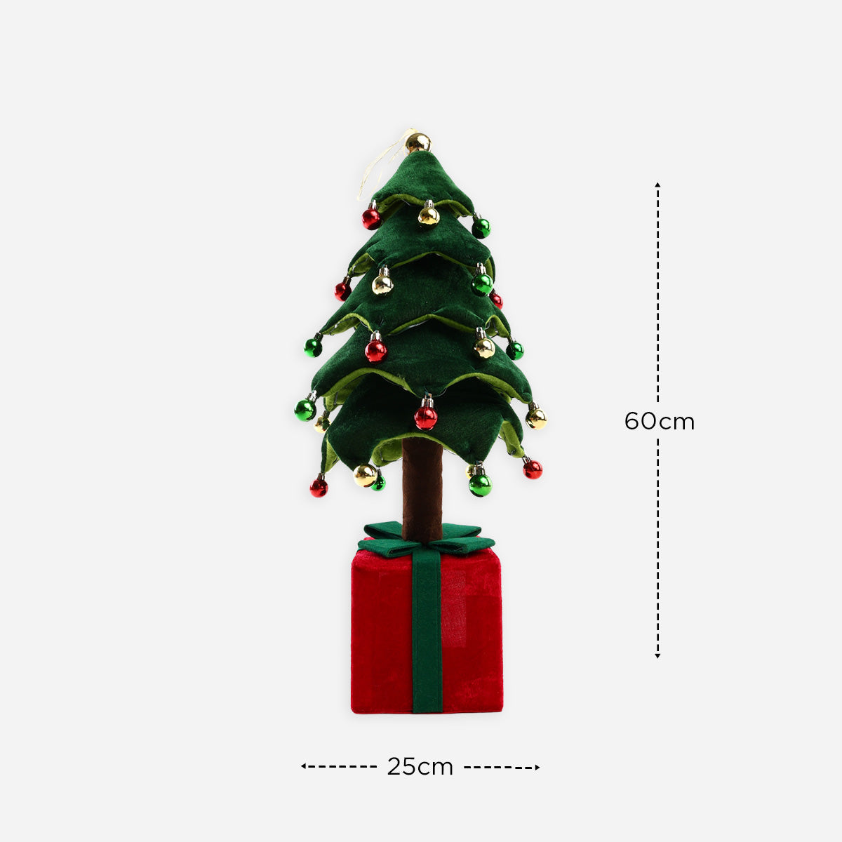 SM Home Collapsible Tree with LED Lights (Red/Green) - 60cm