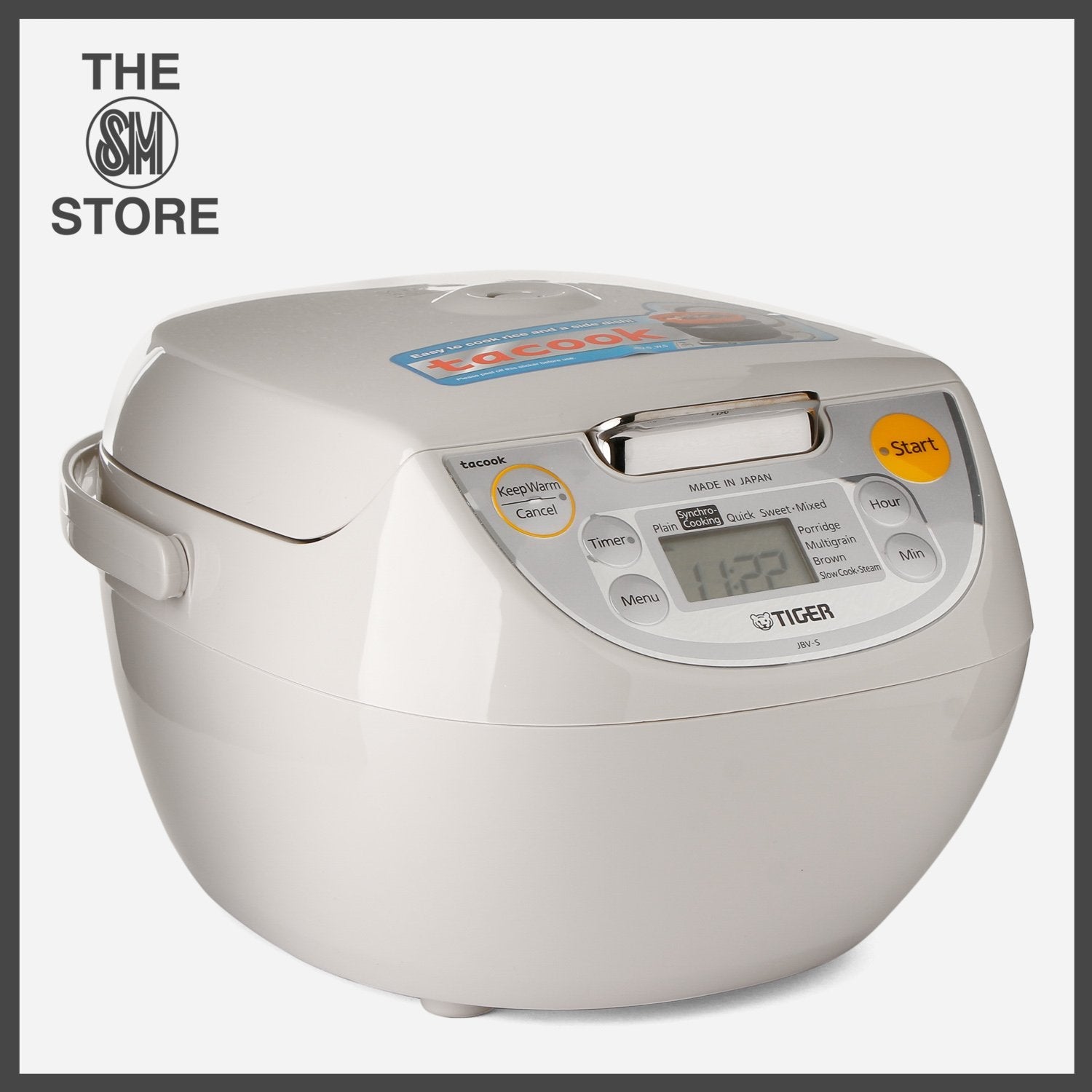 Tiger Microcomputer Controlled Rice Cooker JBV-S10S 1L - Beige